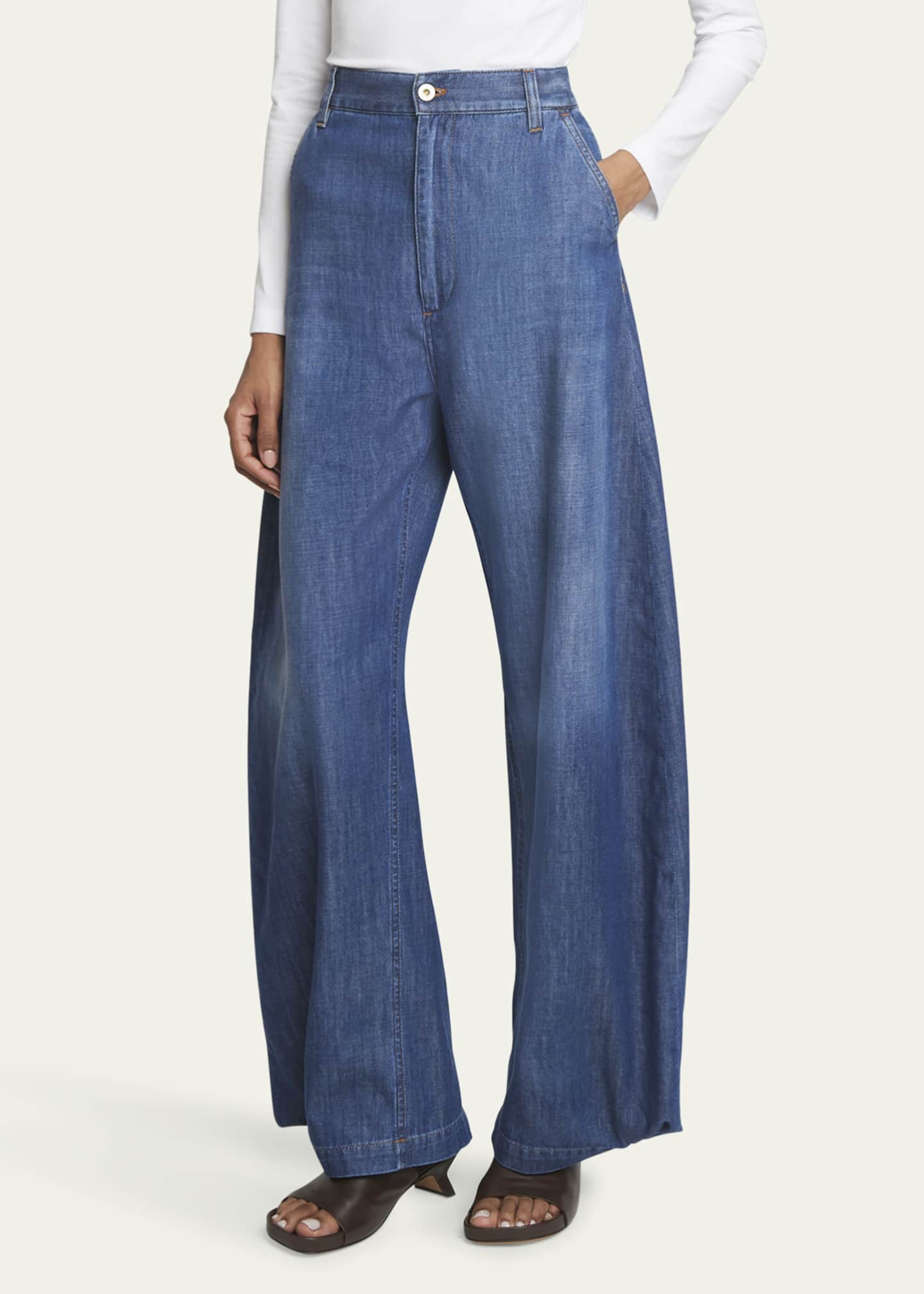 Loewe Balloon-Leg Denim Pants Image 4 of 5