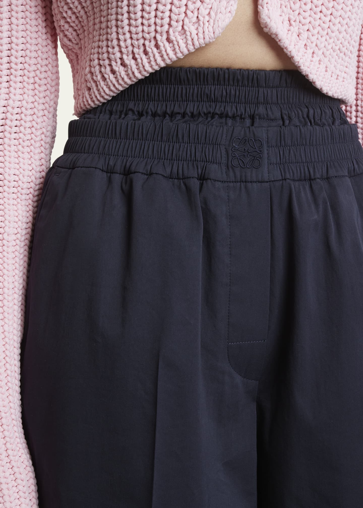 Loewe Double Waistband Wide-Leg Crop Trousers Image 5 of 5