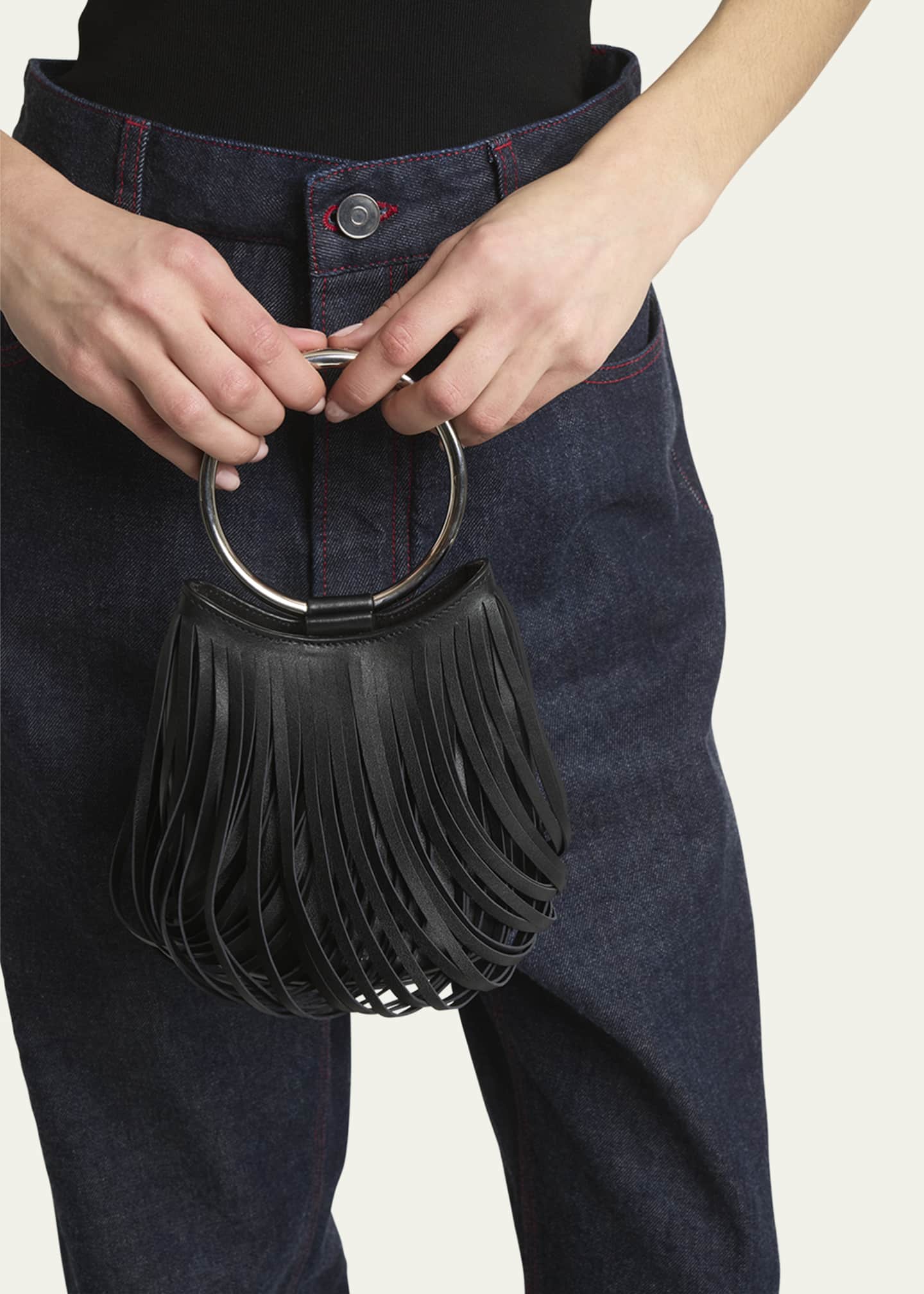 Alaia mini bucket bag outlet