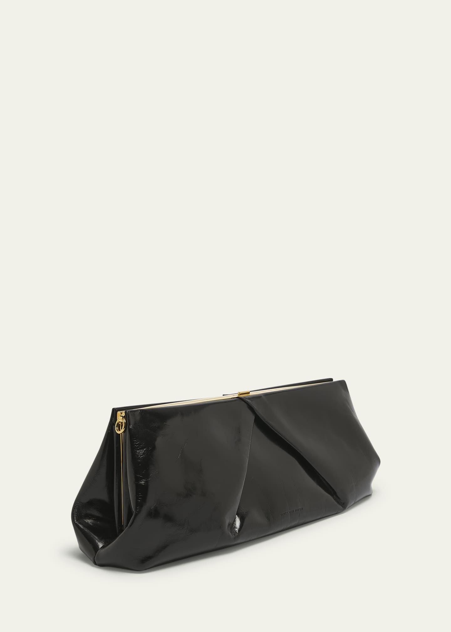 Dries Van Noten Crisp Leather Clutch Bag Image 3 of 5