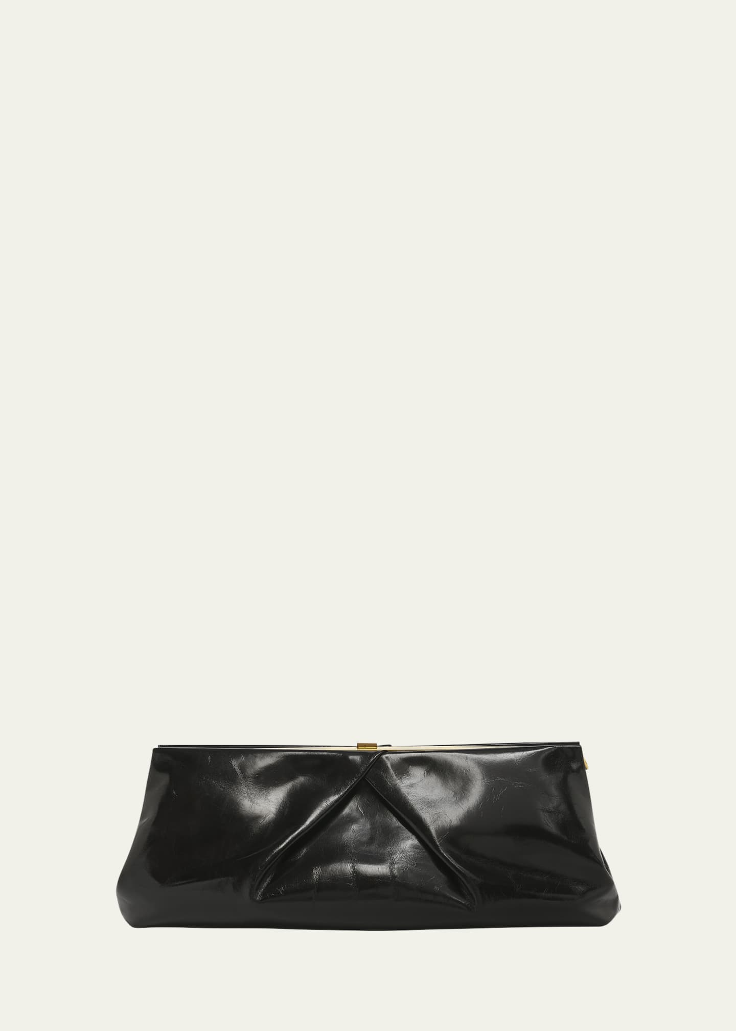 Dries Van Noten Crisp Leather Clutch Bag Image 1 of 5