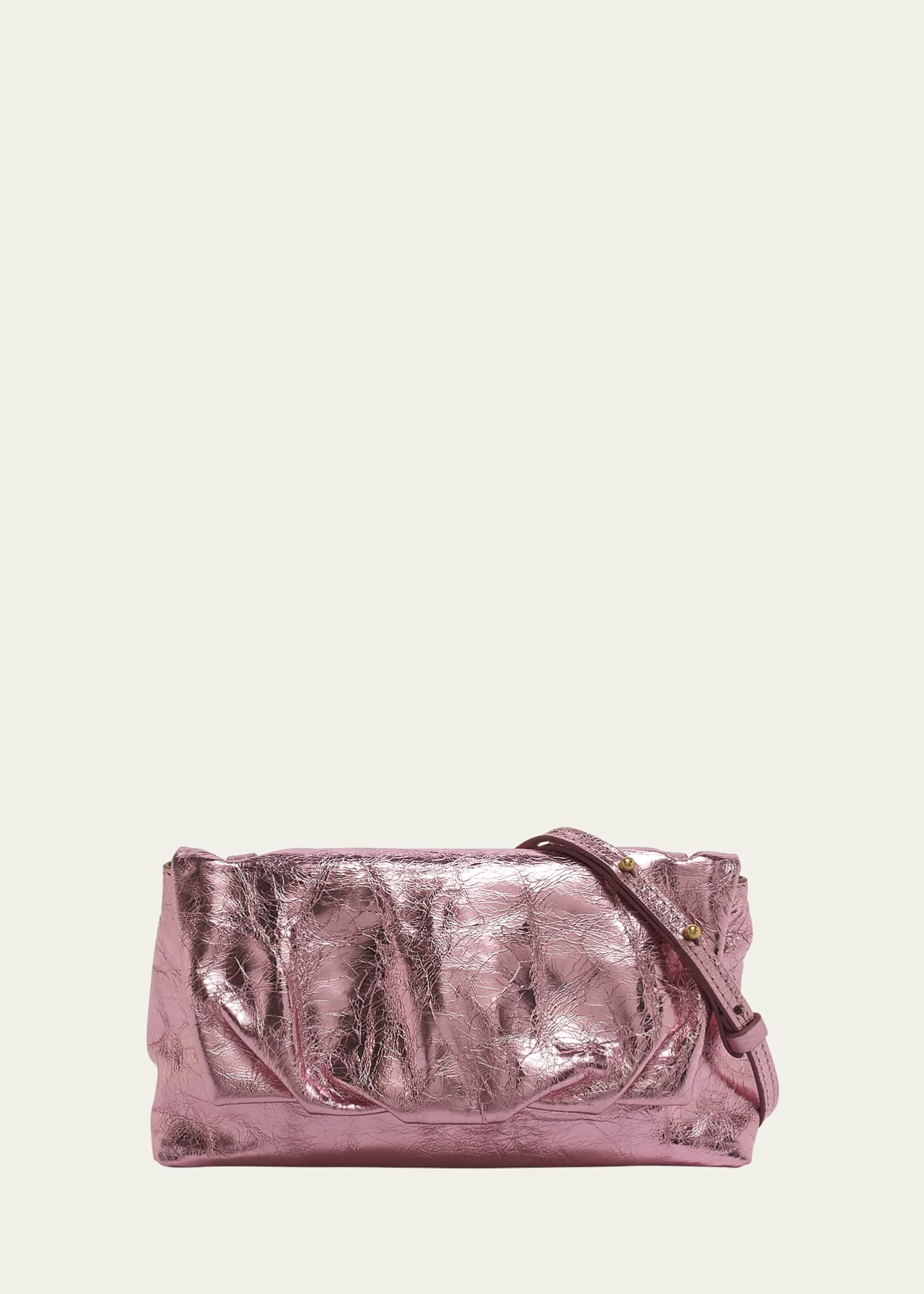 Dries Van Noten Small Pillow Metallic Leather Shoulder Bag Bergdorf