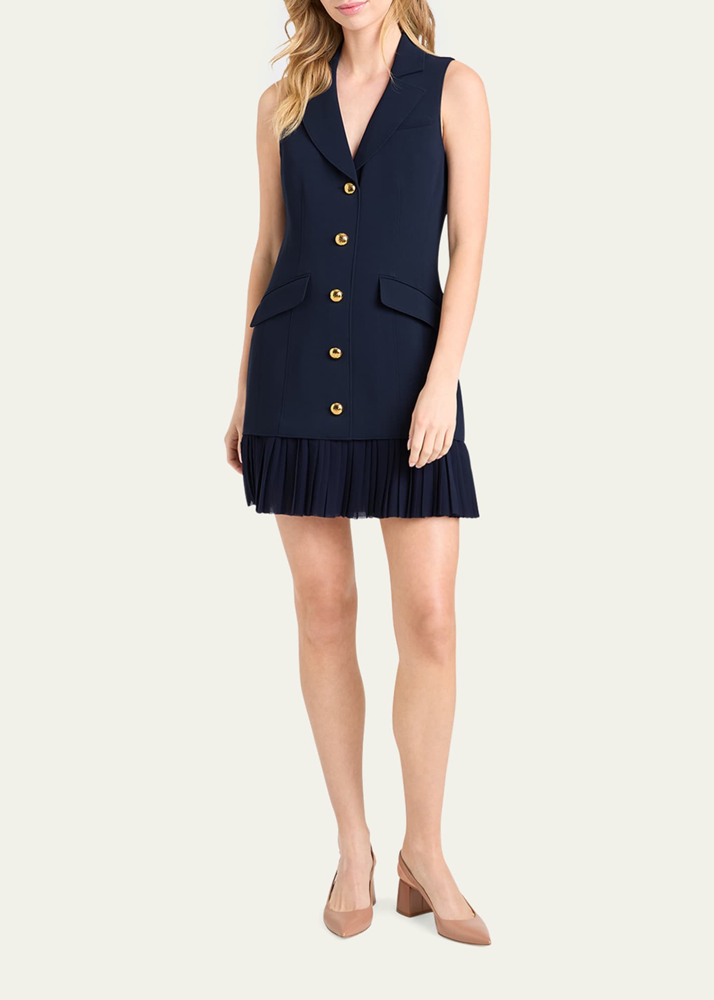 navy blue blazer dress women Marc Jacobs Girls Navy Blue Cotton Jersey Printed Dress – Petit New York main image 0