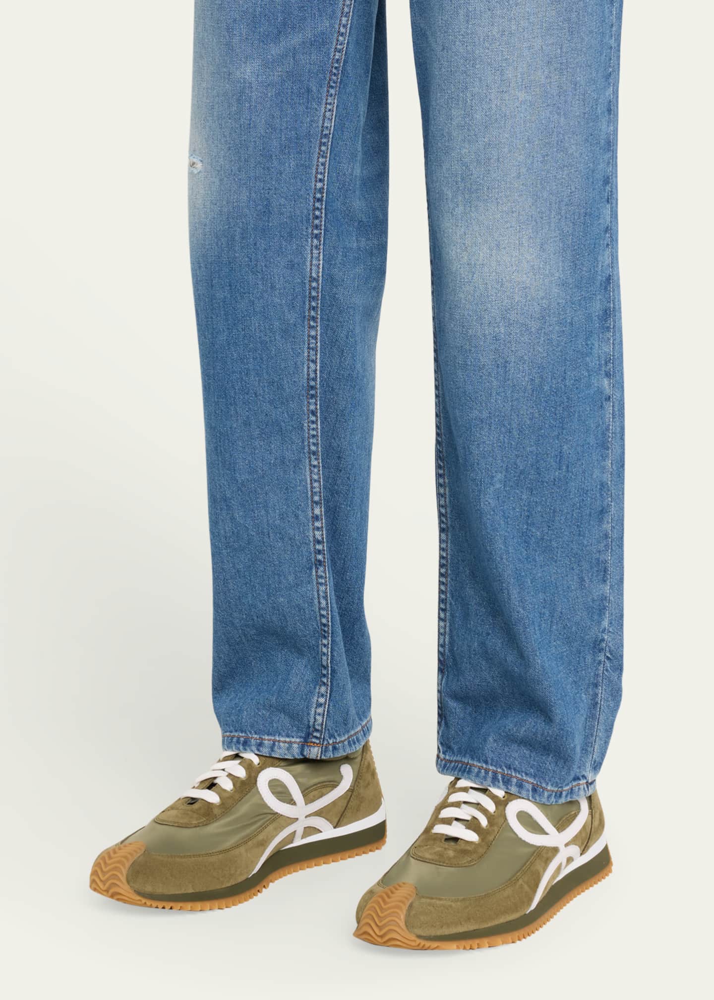 Loewe Men's Flow Retro Runner Sneakers Image 2 of 5