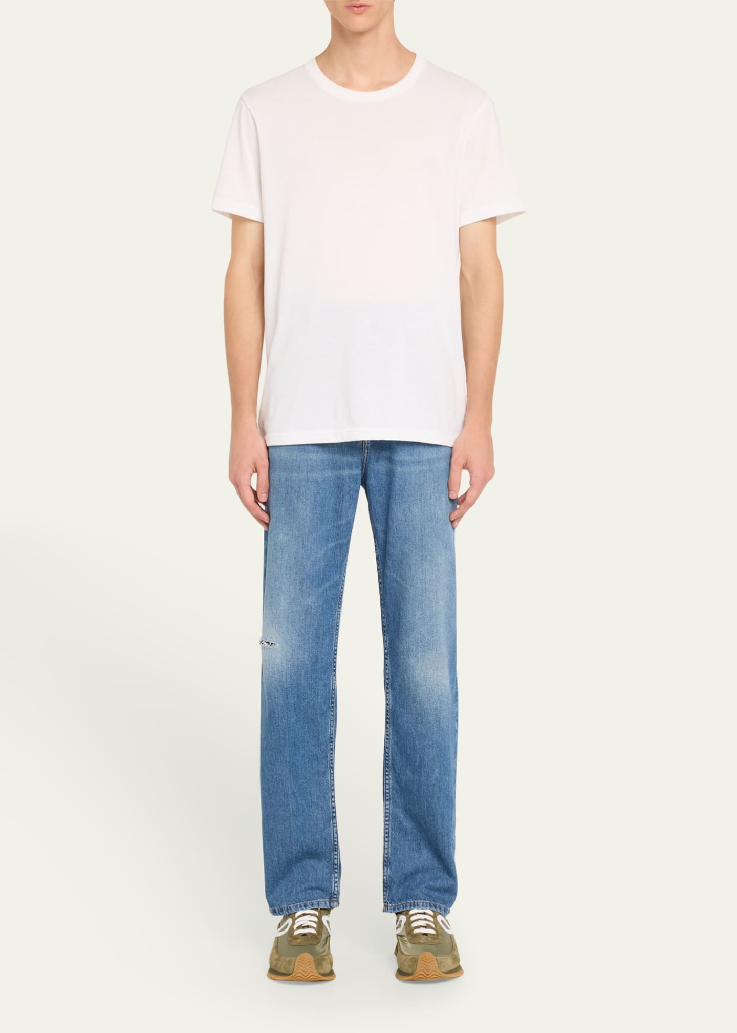 Loewe Men's Flow Retro Runner Sneakers Image 3 of 5