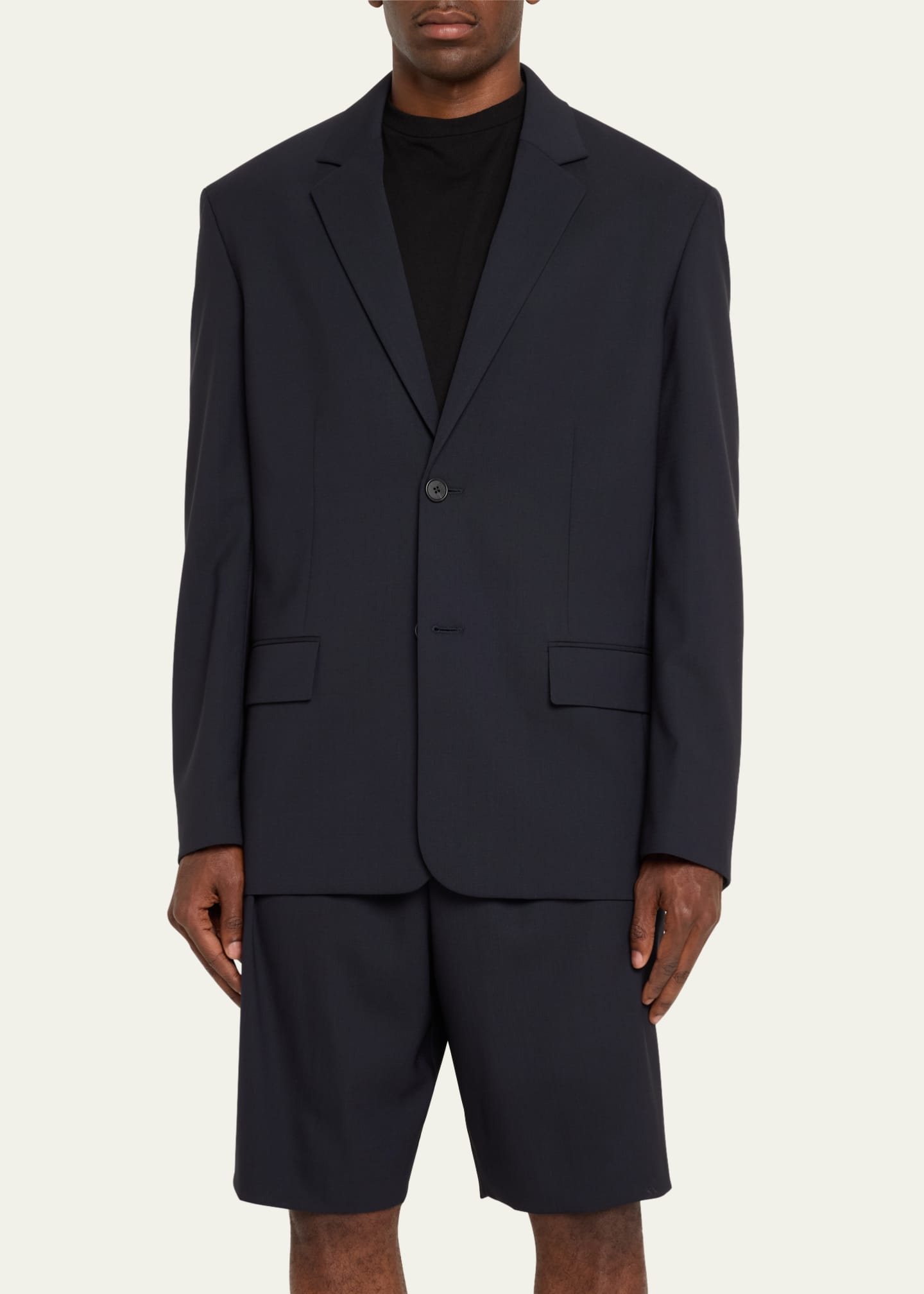 THE ROW Men's Eligio Loose-Fit Wool Sport Coat Image 4 of 5
