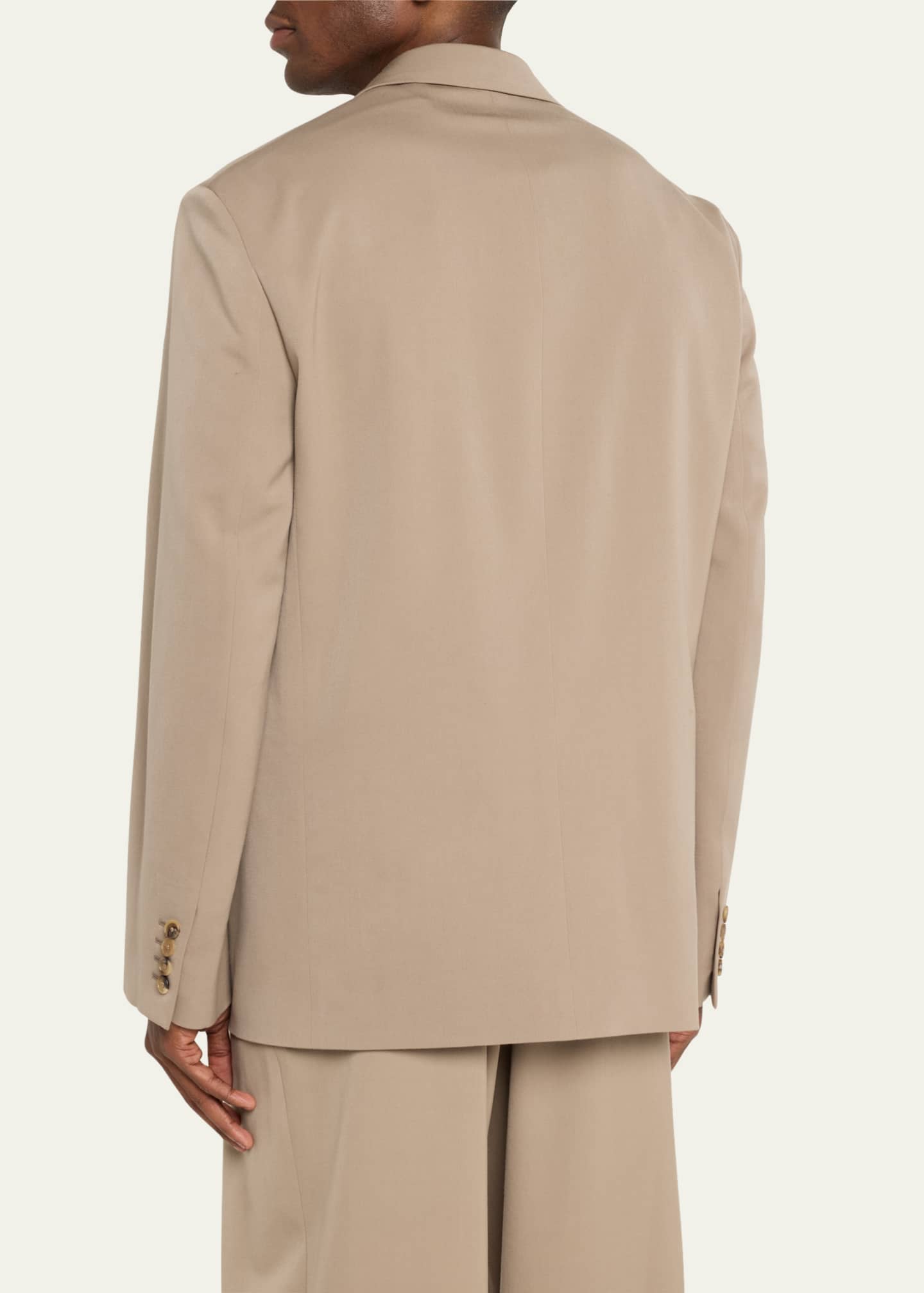 THE ROW Men's Eligio Loose-Fit Wool Sport Coat Image 3 of 5