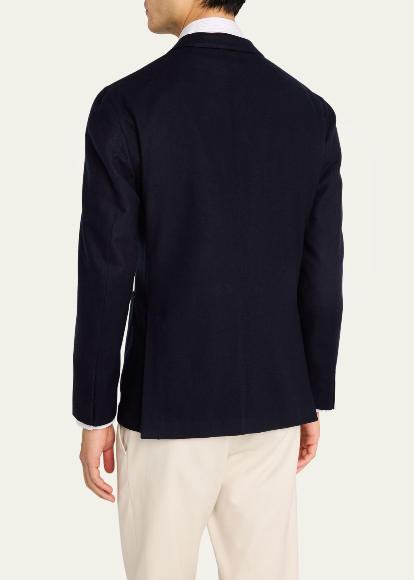Boglioli Men's Solid Wool Sport Coat Image 3 of 8