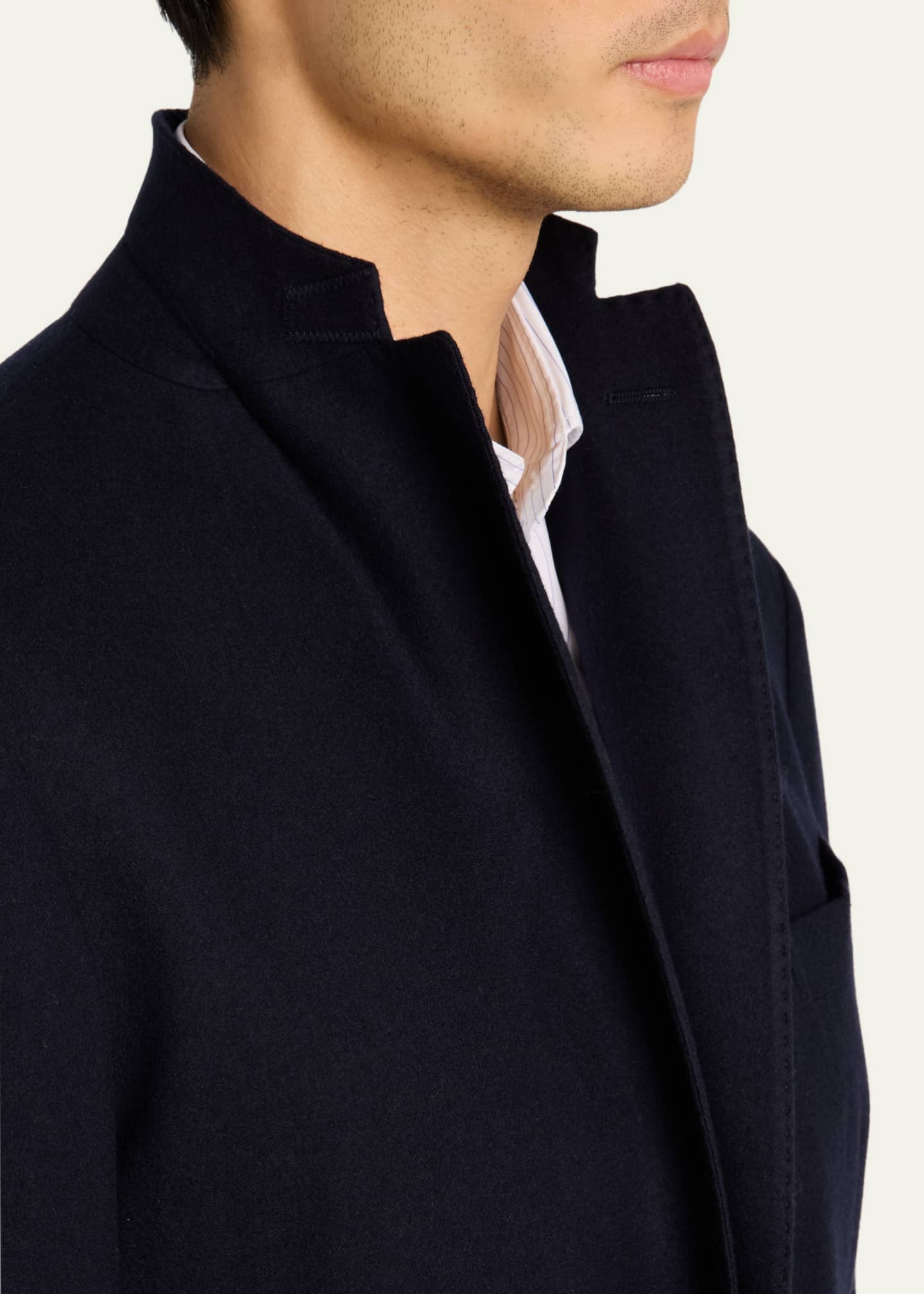 Boglioli Men's Solid Wool Sport Coat Image 7 of 8