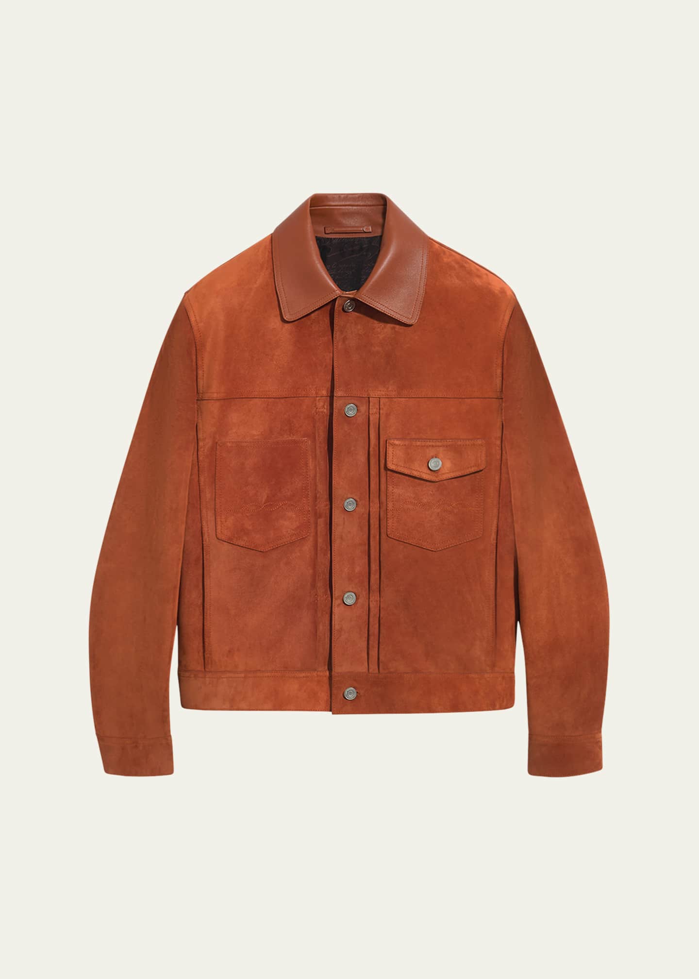 大人気 Berluti Men's Suede Trucker Jacket - Bergdorf Goodman ジャケット・アウター