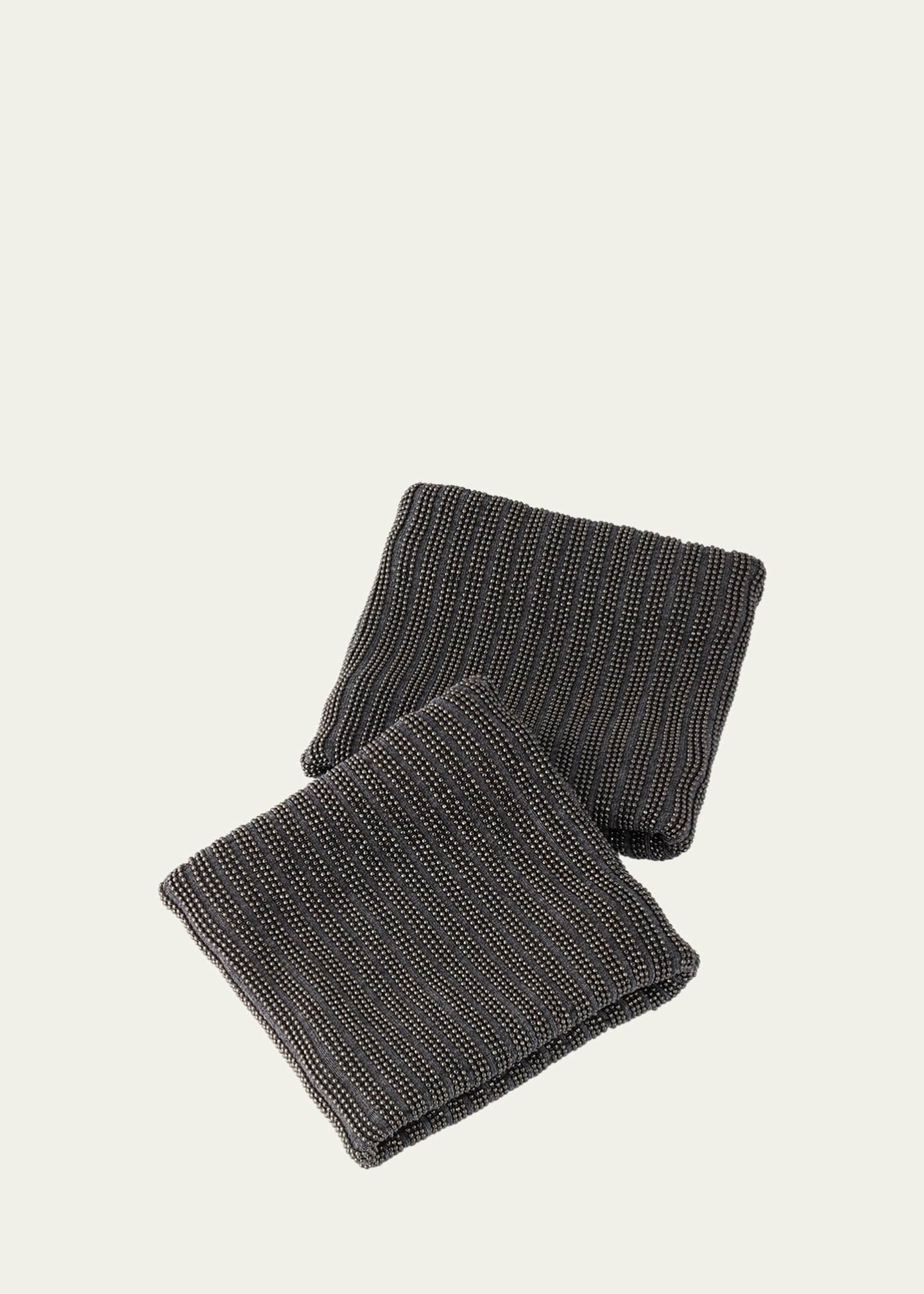 Brunello Cucinelli Monili Jersey Stretch Wristbands Image 1 of 4