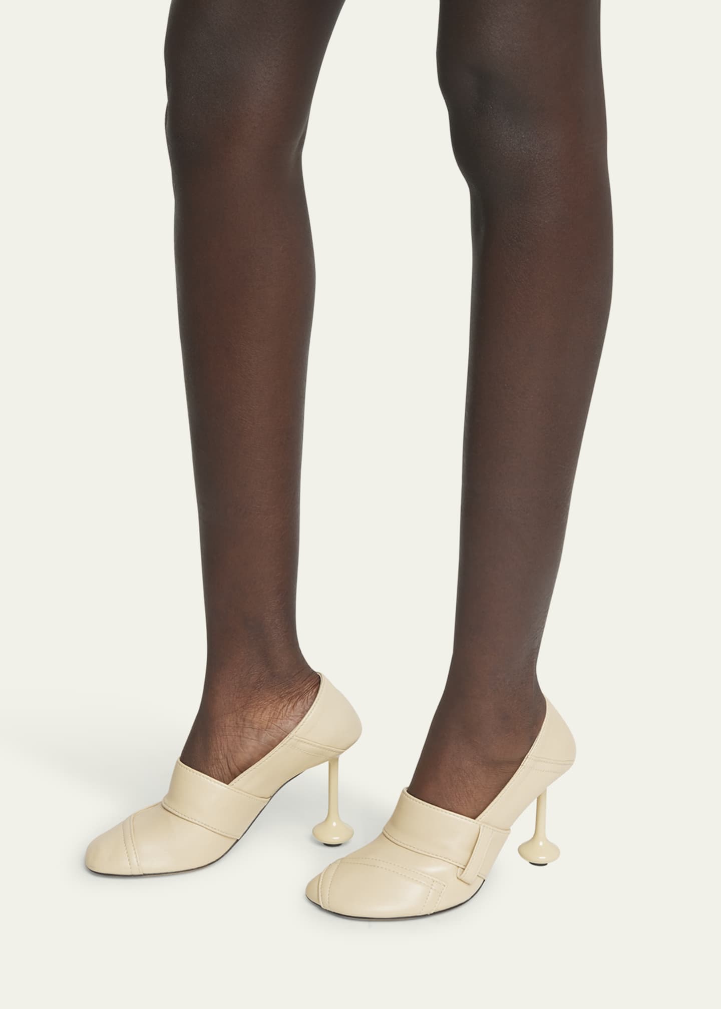 Loewe Toy Panta Leather Pumps - Bergdorf Goodman