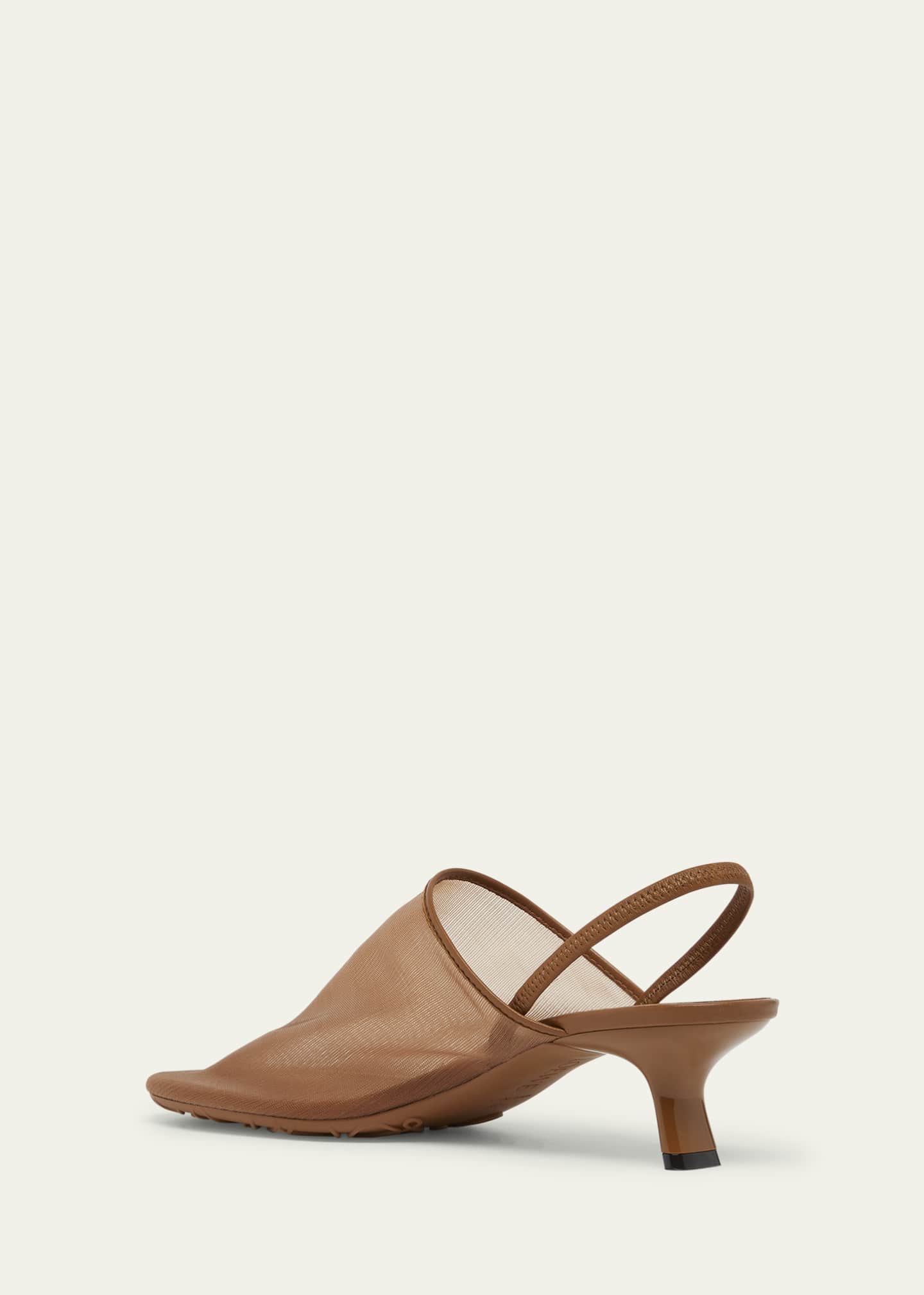 Loewe Petal Mesh Slingback Pumps Image 4 of 6