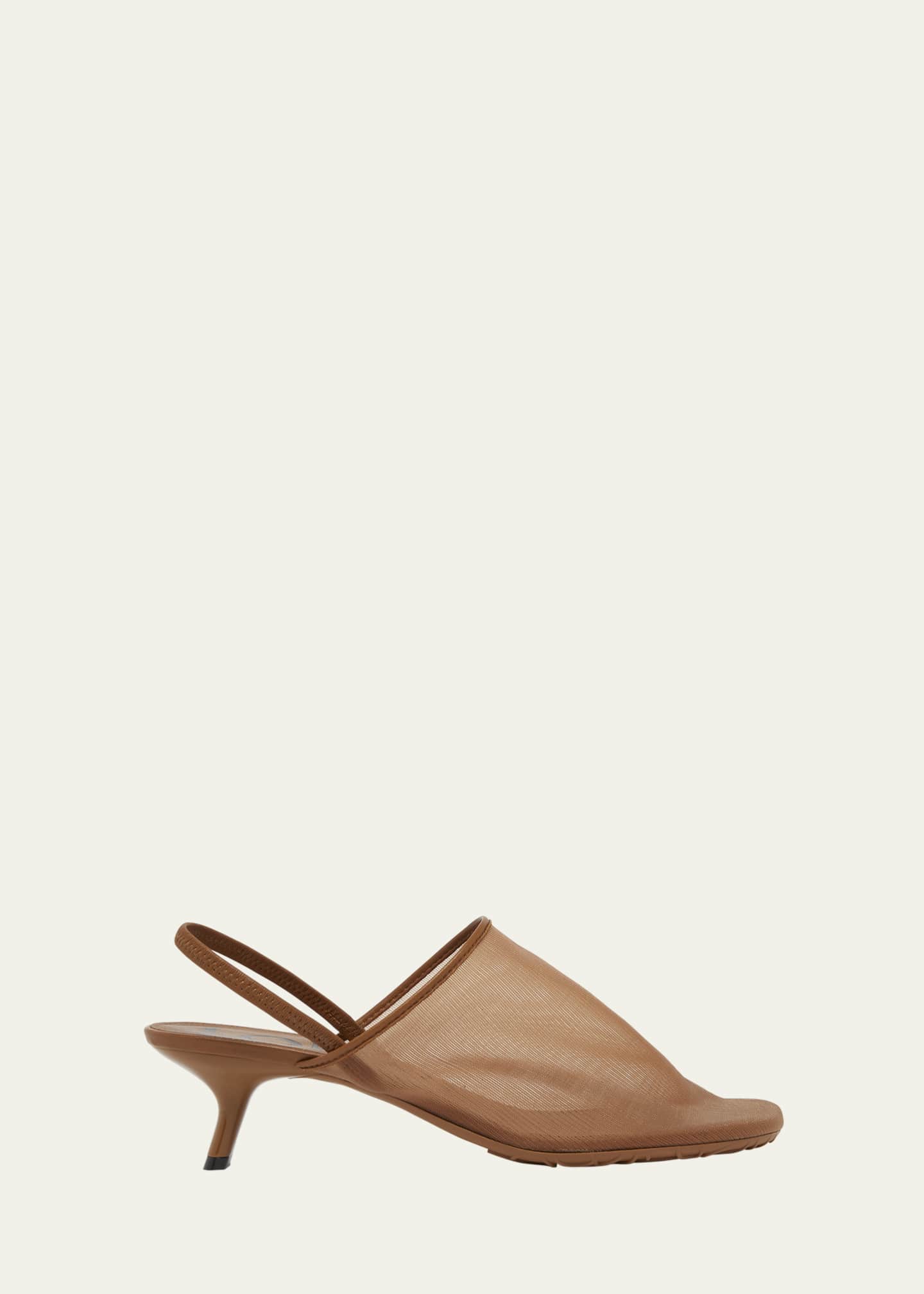 Loewe Petal Mesh Slingback Pumps Image 1 of 6