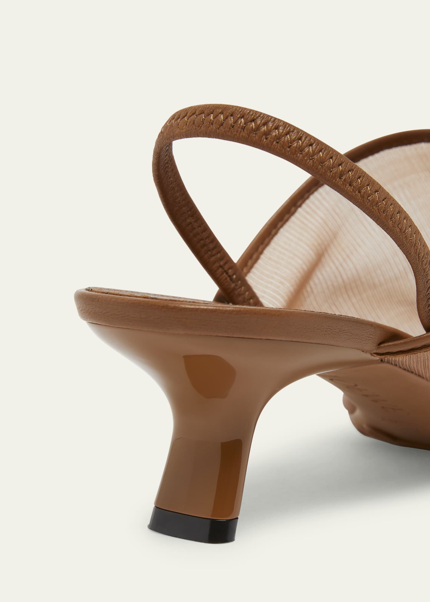 Loewe Petal Mesh Slingback Pumps Image 5 of 6