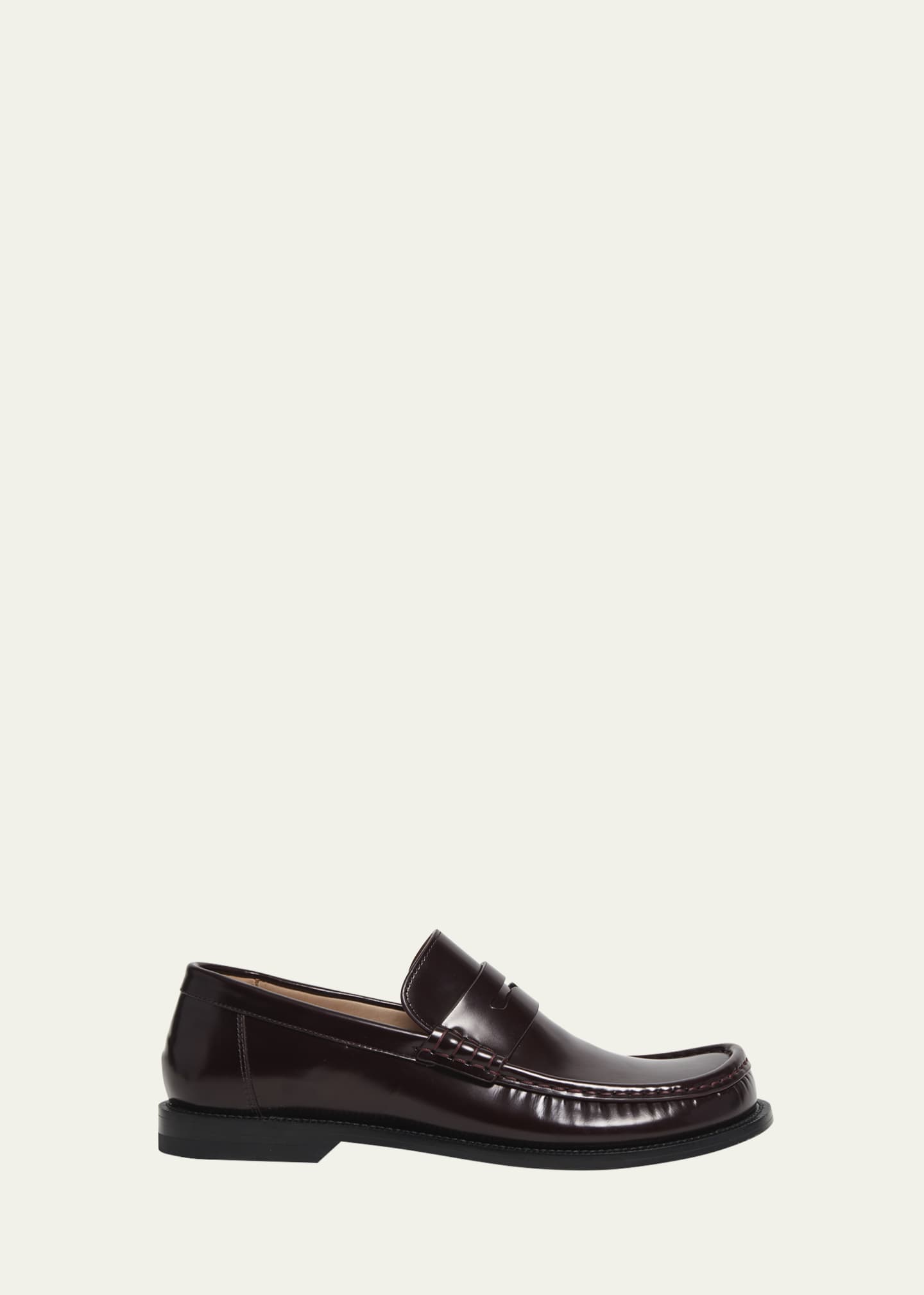 Loewe Campo Leather Penny Loafers Image 1 of 3