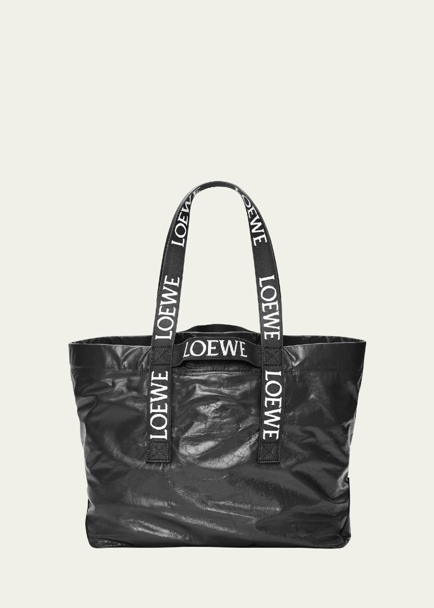 Loewe Men's Leather Fold Shopper Bag Image 1 of 2