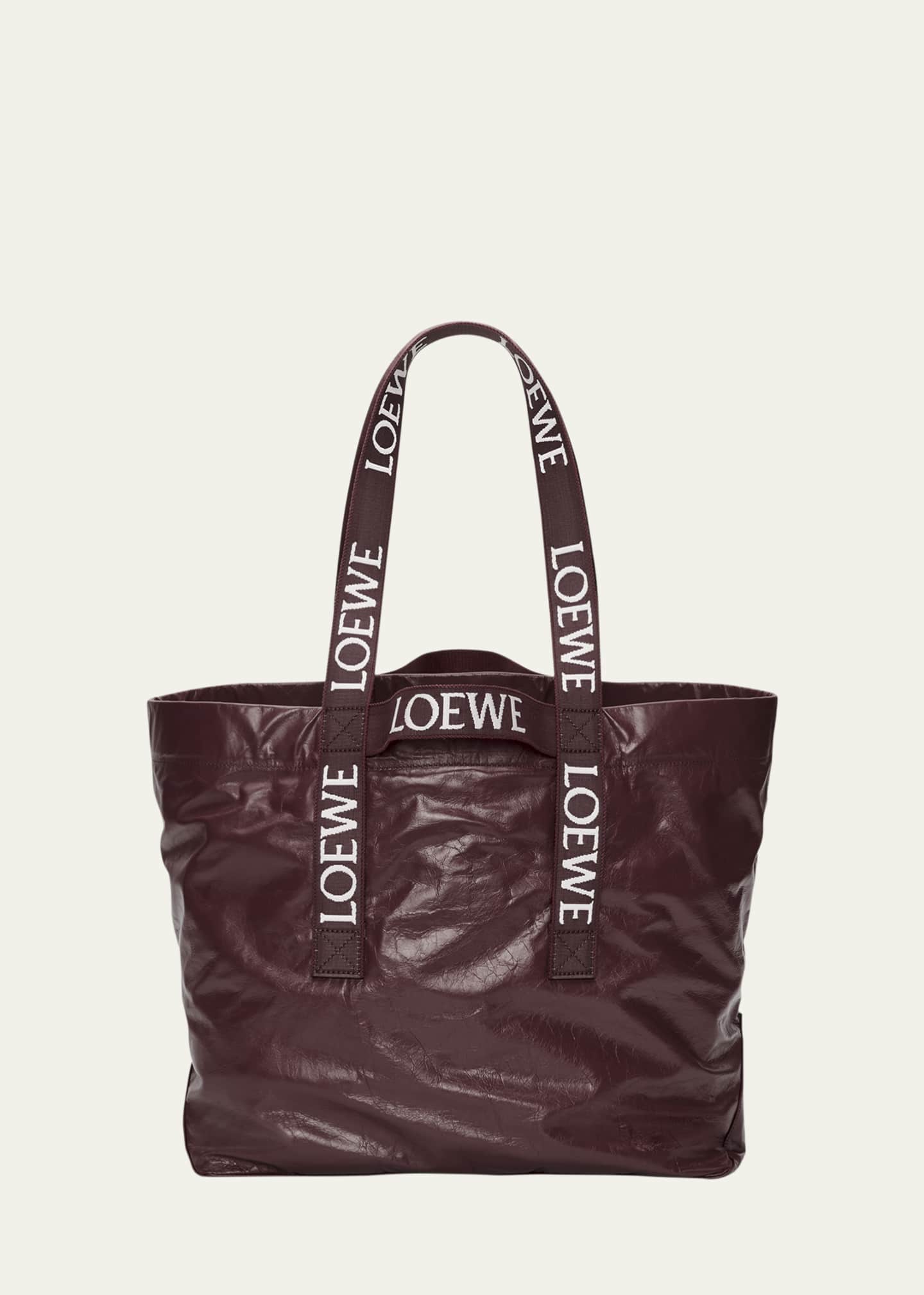 Loewe Men's Leather Fold Shopper Bag Image 1 of 3