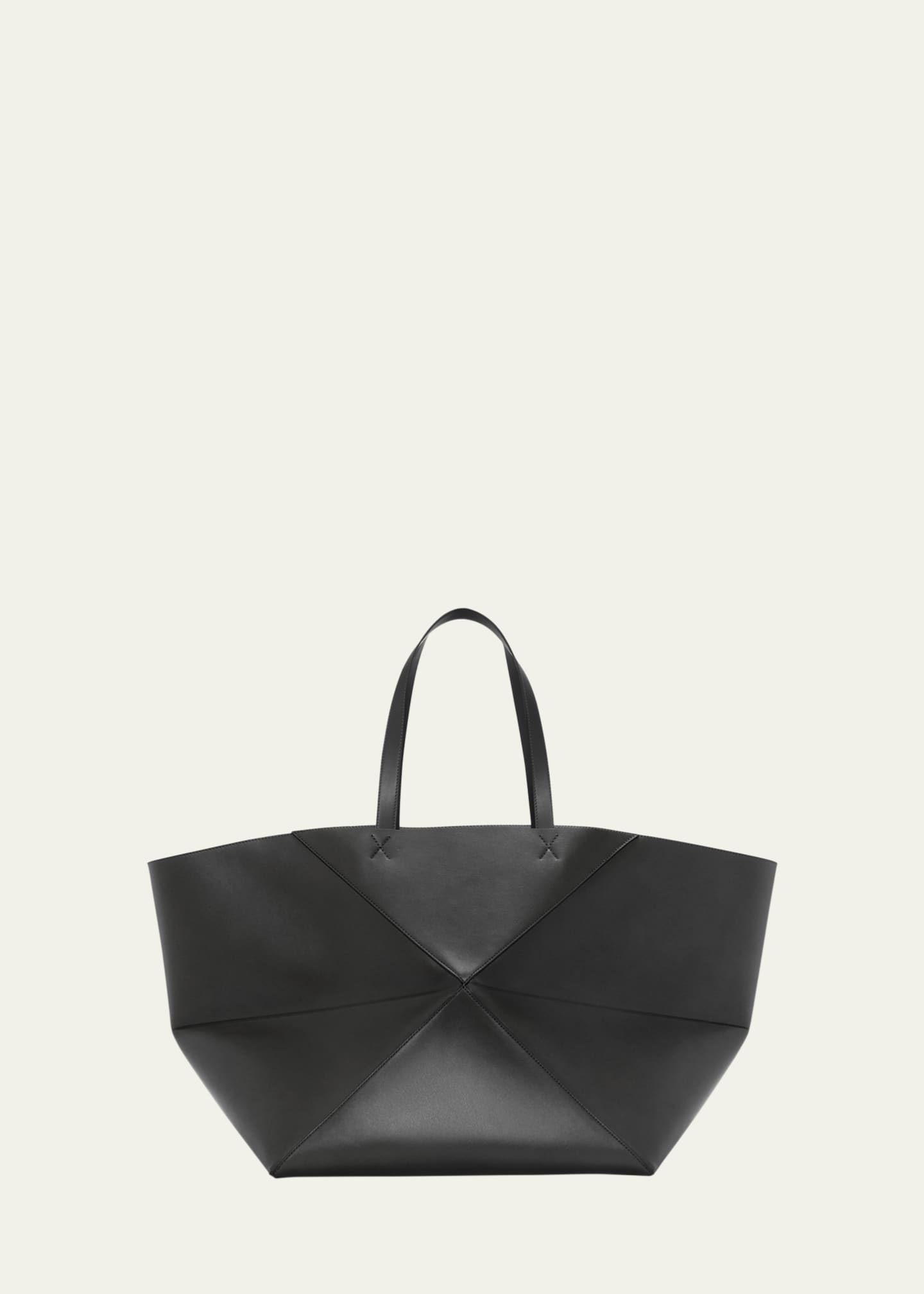Loewe Men's Puzzle Fold XL Leather Tote Bag Image 1 of 3