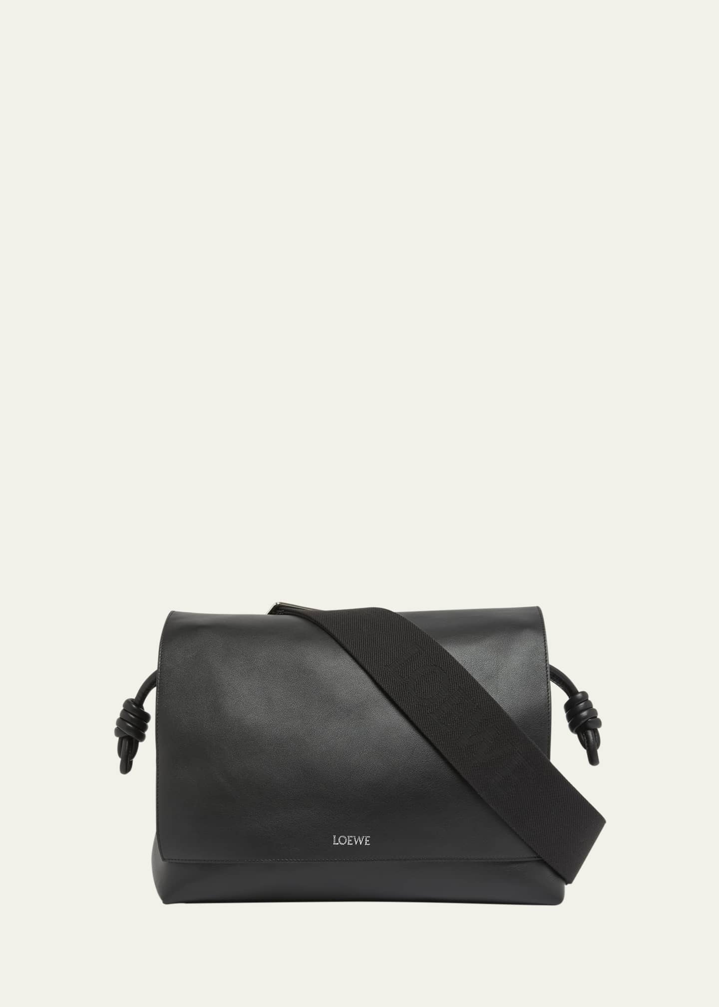 Loewe Flamenco Satchel Bag Black