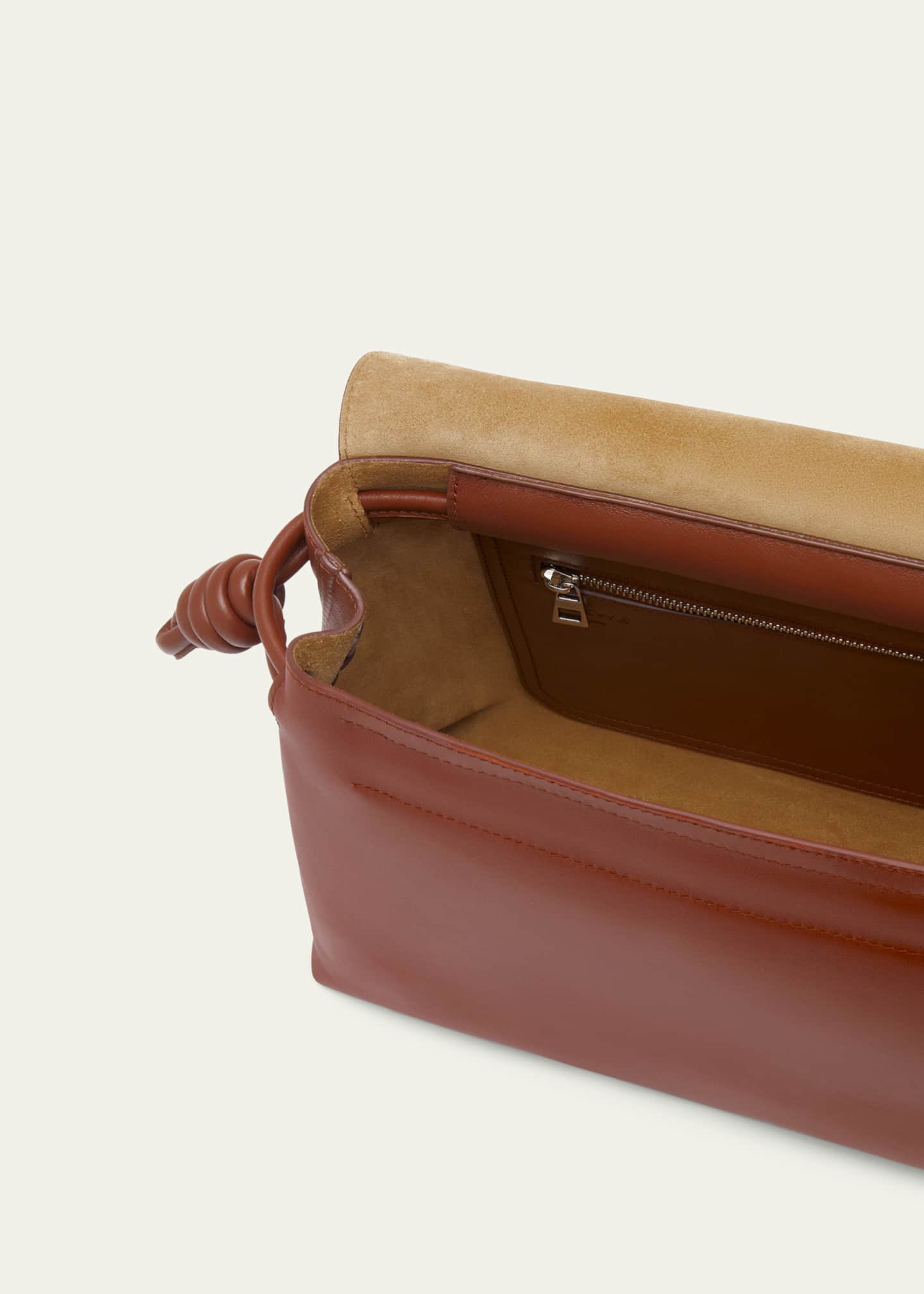 Loewe Men's Flamenco Leather Messenger Bag Image 4 of 6