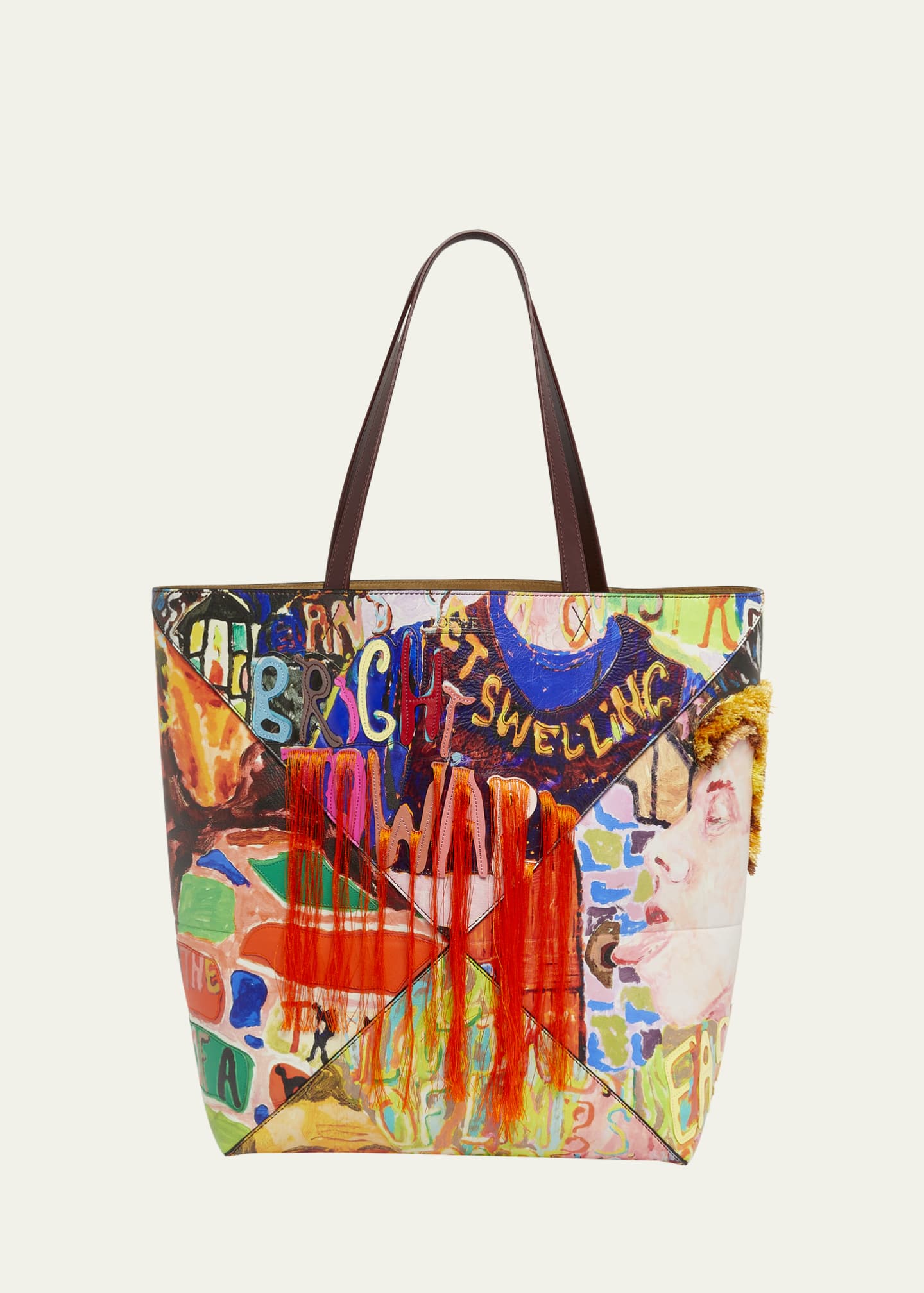 Loewe Men s Puzzle Fold Large Leather Tote Bag Bergdorf Goodman