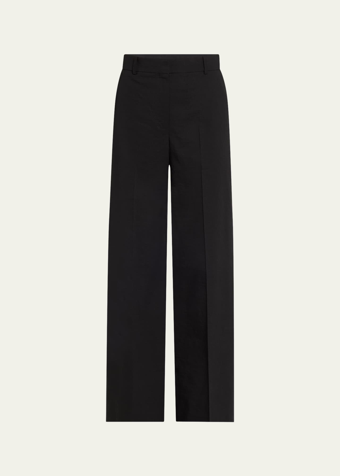2024SSセオリーGood Crunch W Wide Crop Pant T Theory Good Crunch High-Waist Wide-Leg Trousers - Bergdorf