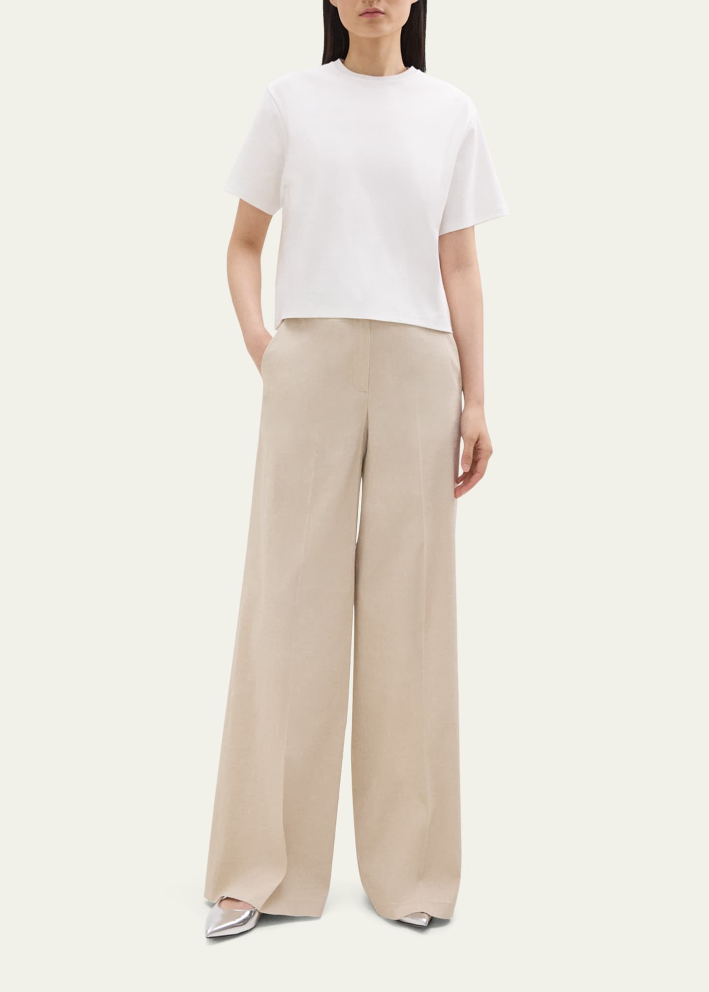 Good Crunch High-Waist Wide-Leg Trousers
