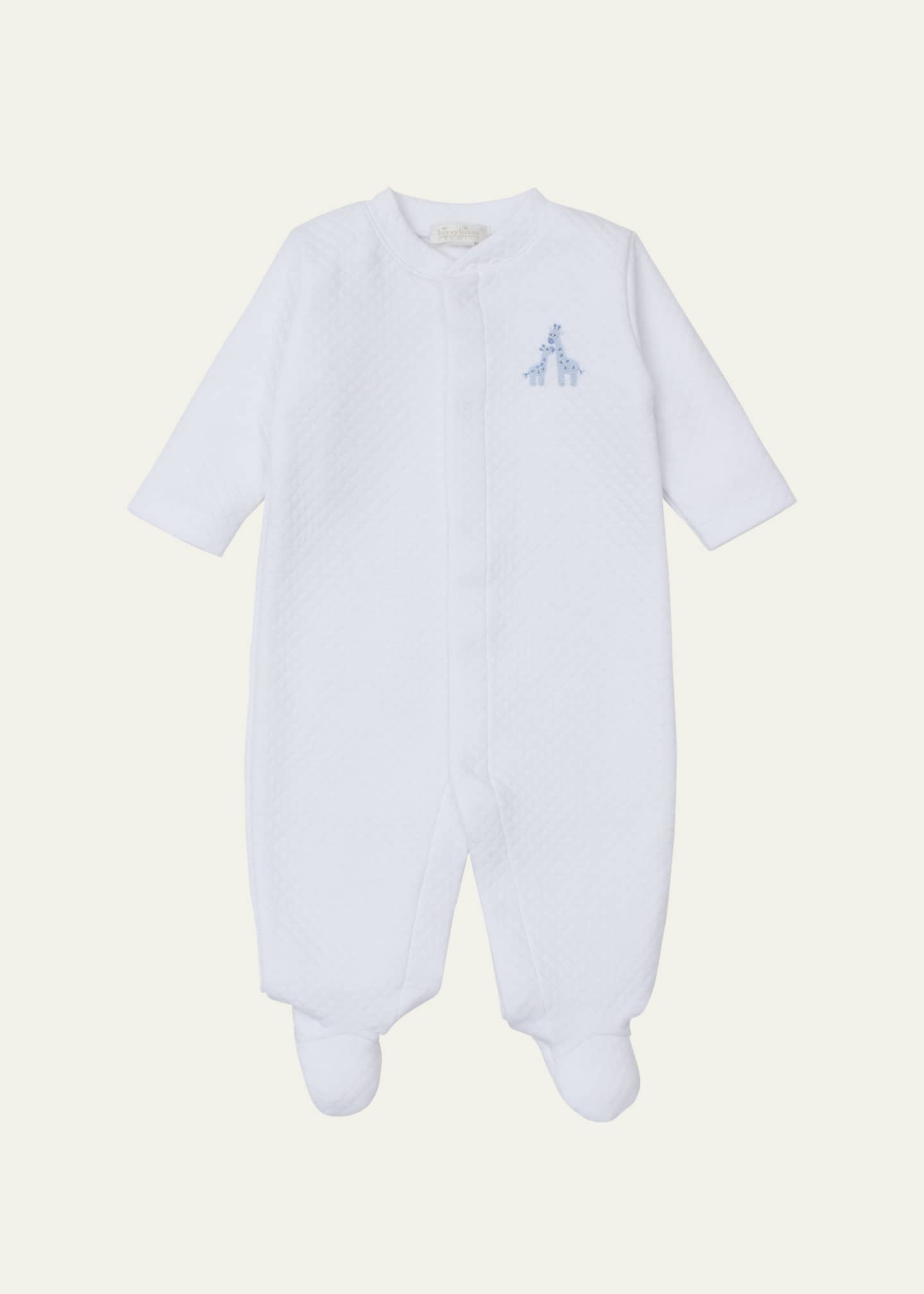 Kissy Kissy Baby Boys Footie - Blue Stripe Jungle Animals Oasis main image 0