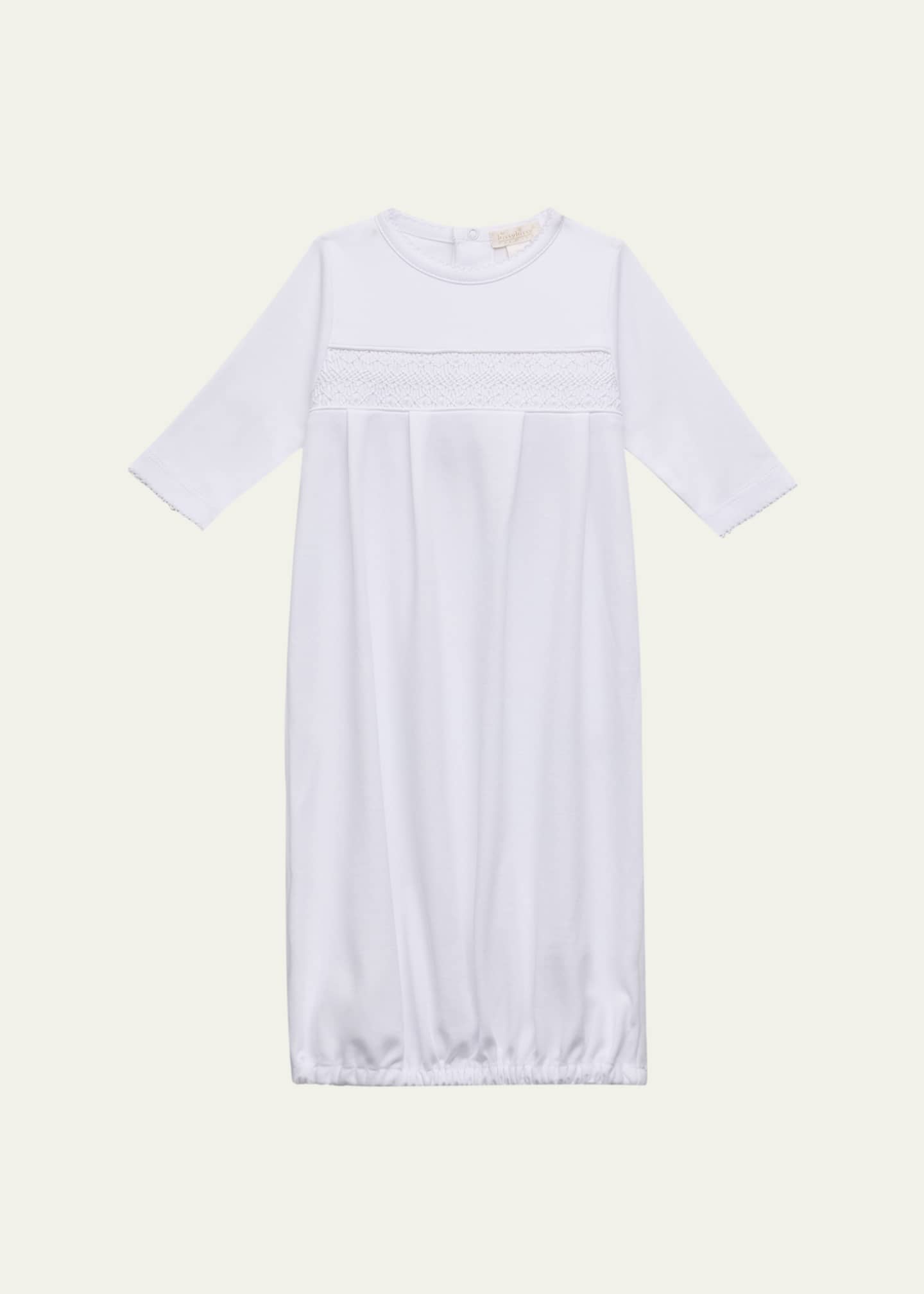 Kissy Kissy Hand Smocked CLB Charmed Sack Gown