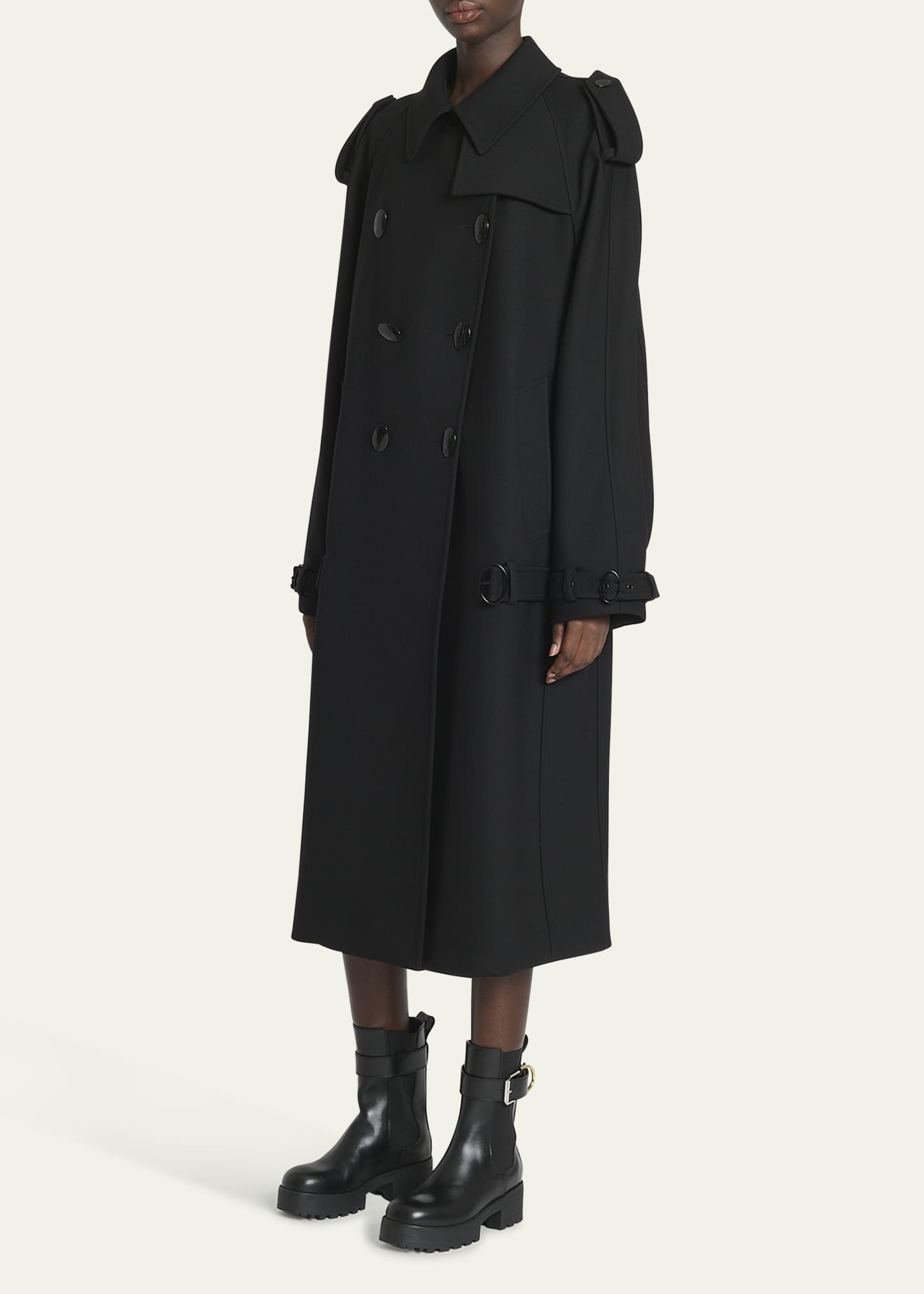 Givenchy Voyou Leather Buckle Chelsea Boots Image 3 of 5