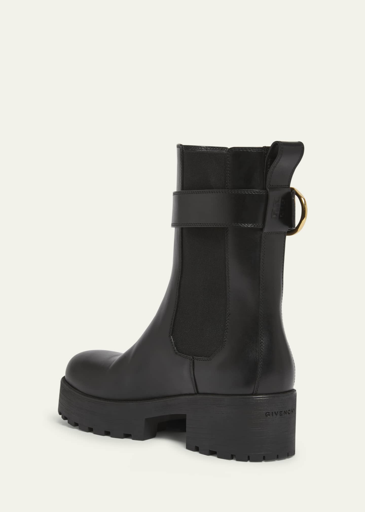 Givenchy Voyou Leather Buckle Chelsea Boots Image 4 of 5
