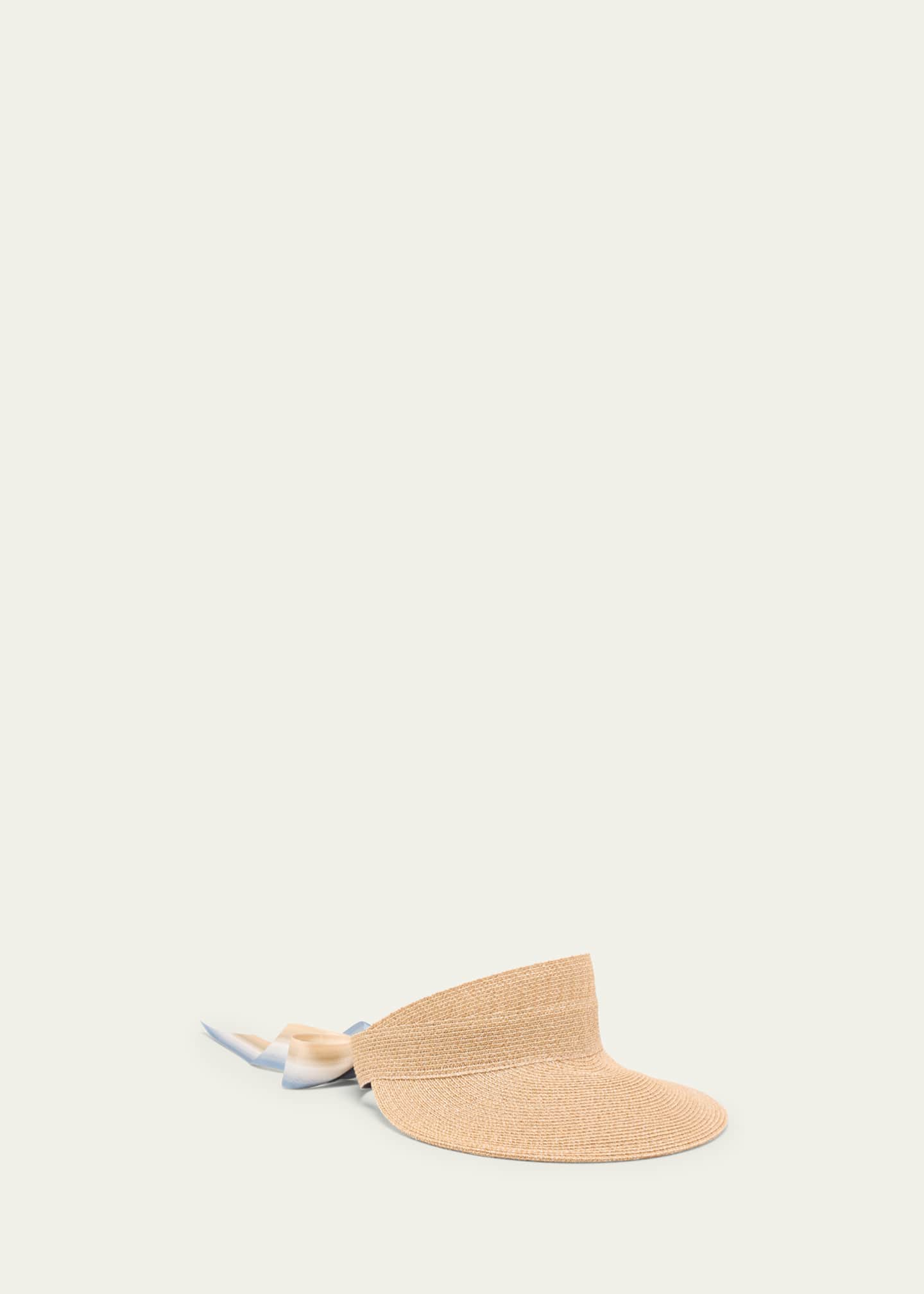 Eugenia Kim Ricky Braided Straw Visor Image 2 of 3