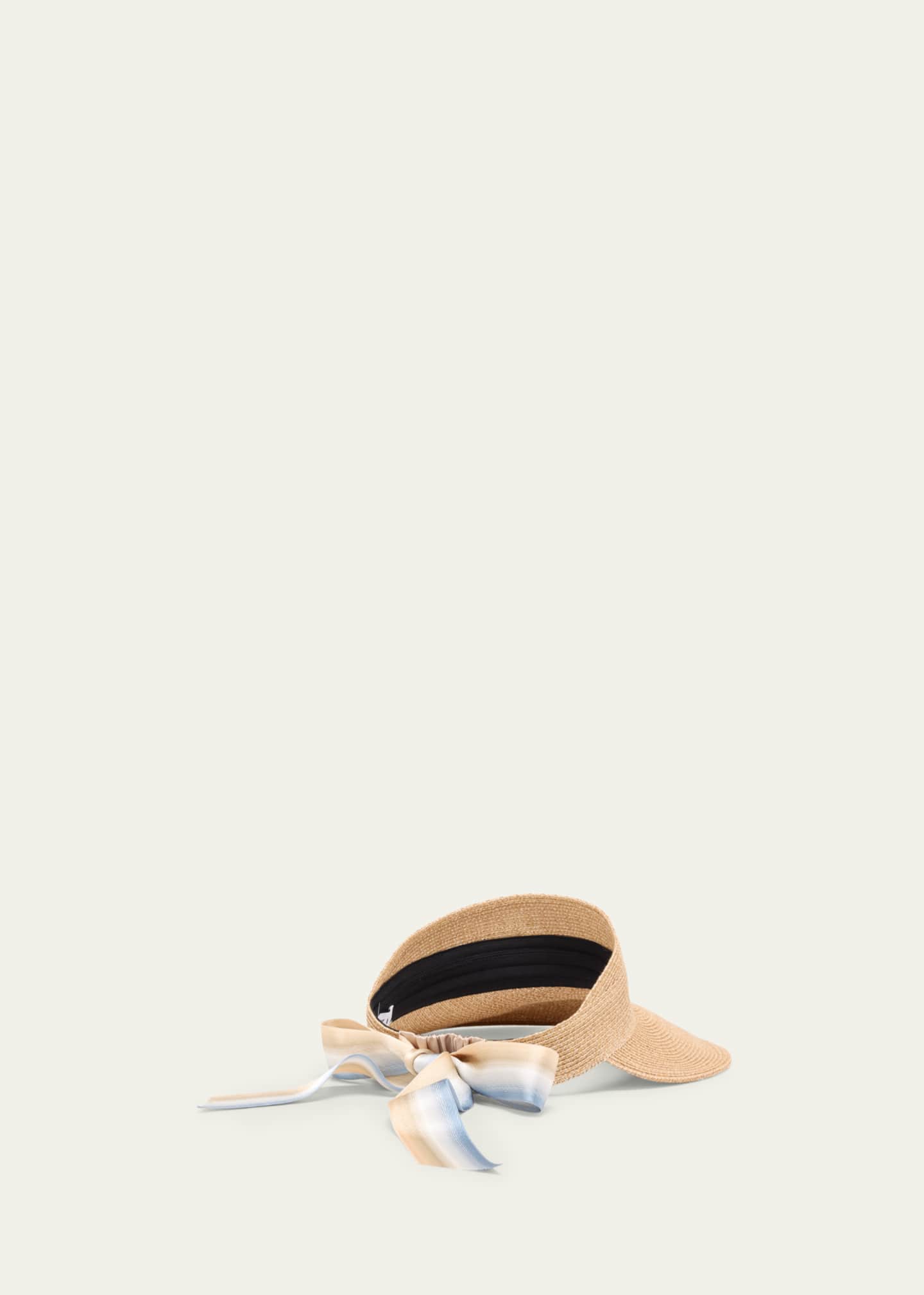 Eugenia Kim Ricky Braided Straw Visor Image 3 of 3