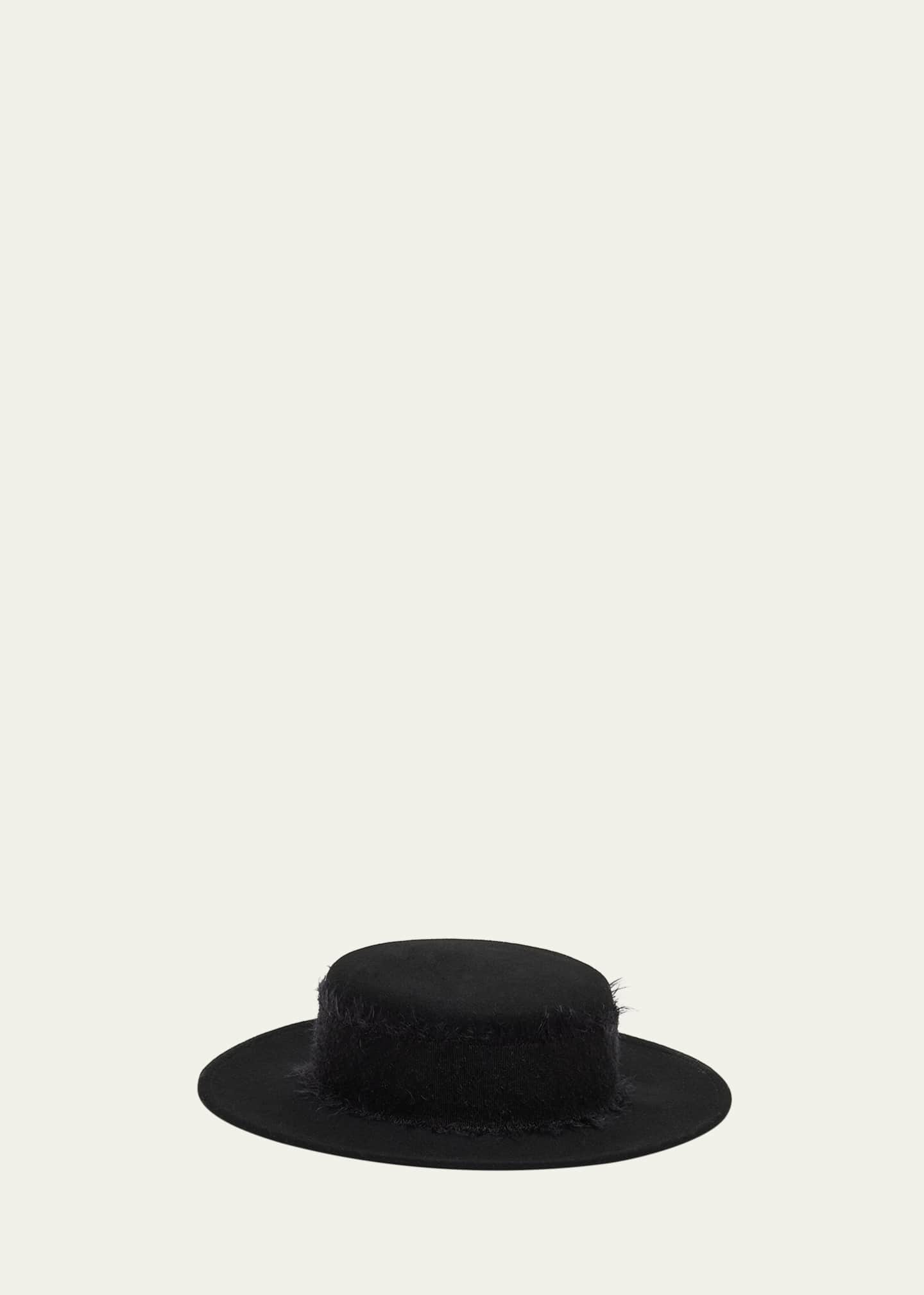 Eugenia Kim Brigitte Wool Boater Hat