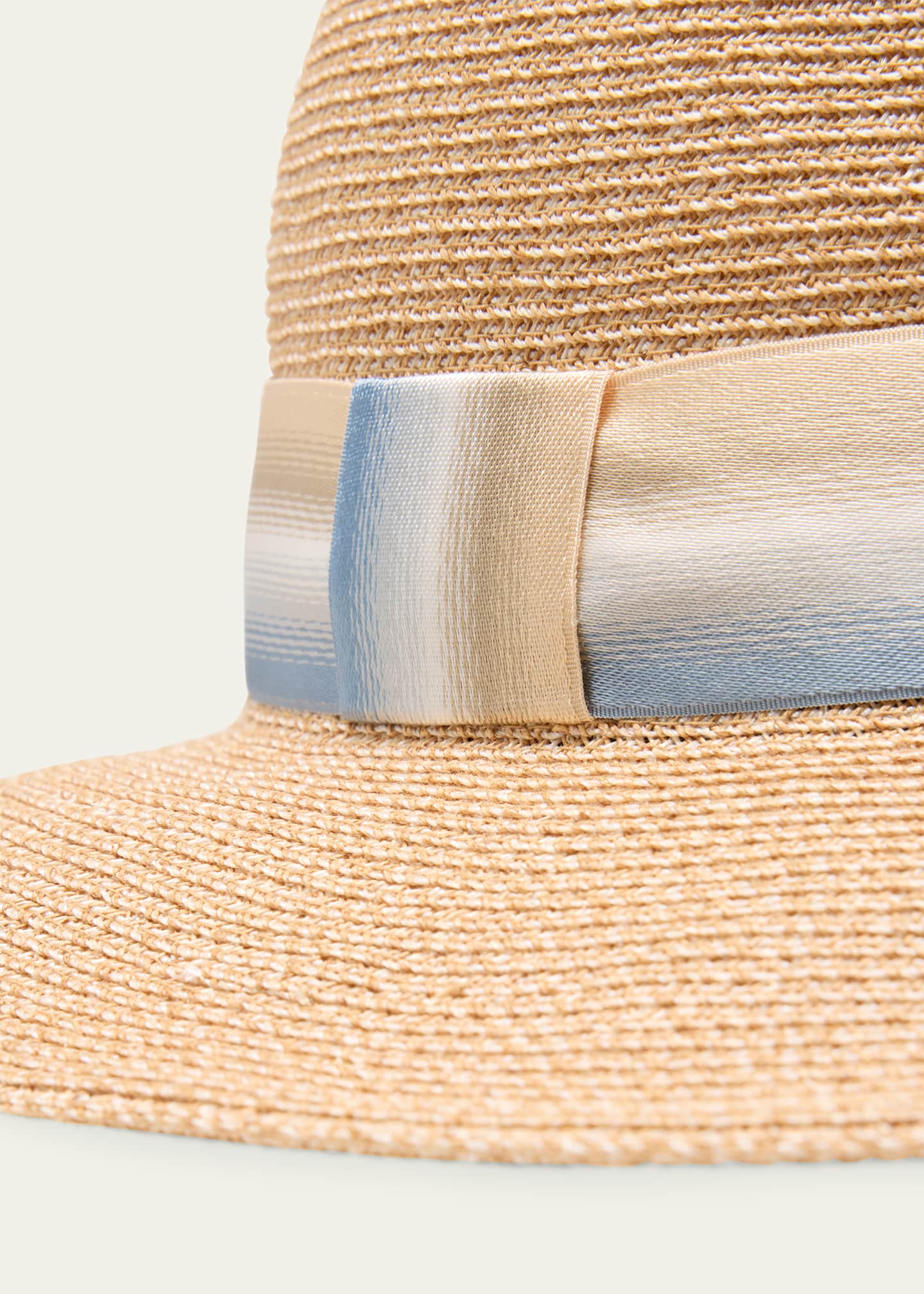 Eugenia Kim Courtney Hemp Fedora With Striped Band Image 2 of 3