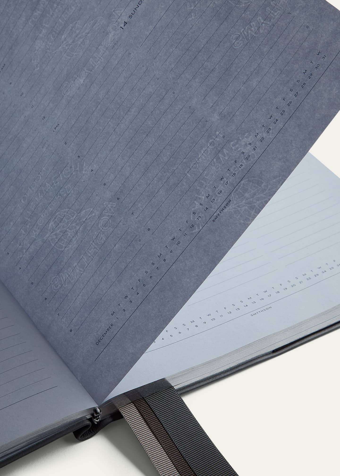 Smythson Portobello 2025 Weekly Vertical Panama Leather Diary