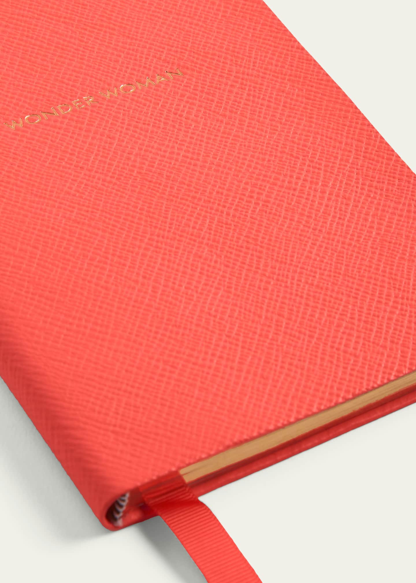 Smythson Wonder Woman Panama Leather Notebook Image 2 of 3