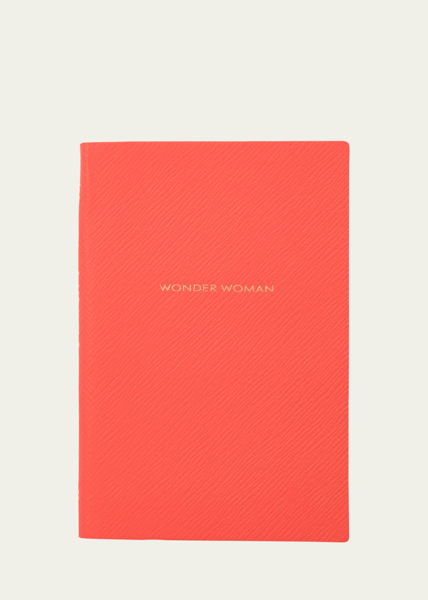 Smythson Wonder Woman Panama Leather Notebook Image 1 of 3