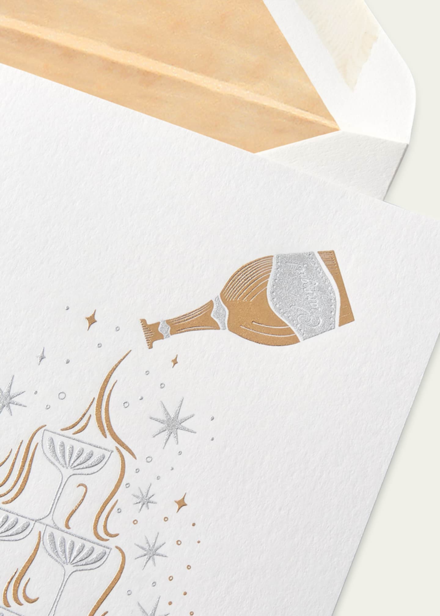 Smythson Champagne Tower Cards, Box of 6 Image 2 of 3