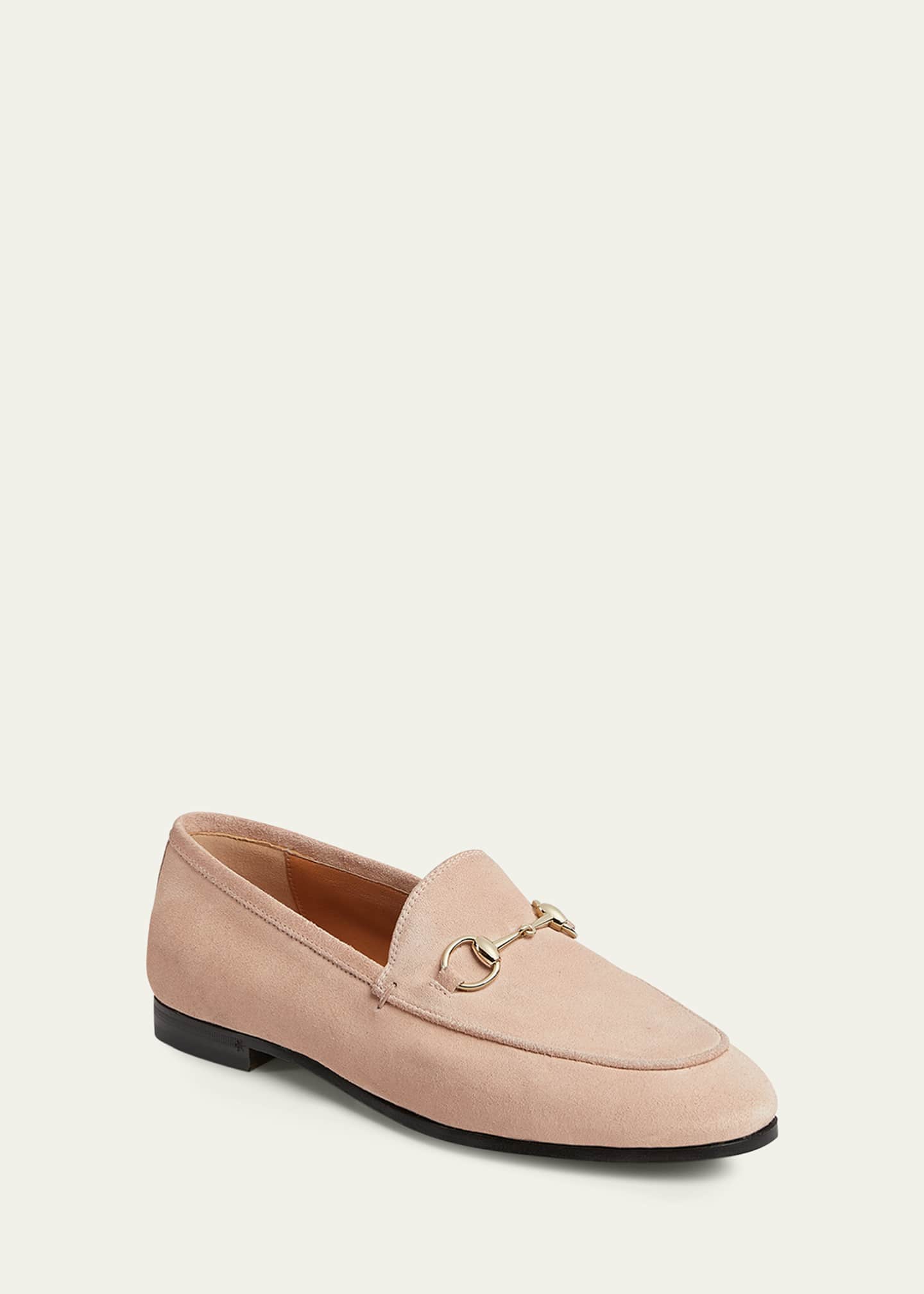 Gucci Jordaan Suede Horsebit Loafers Image 2 of 5