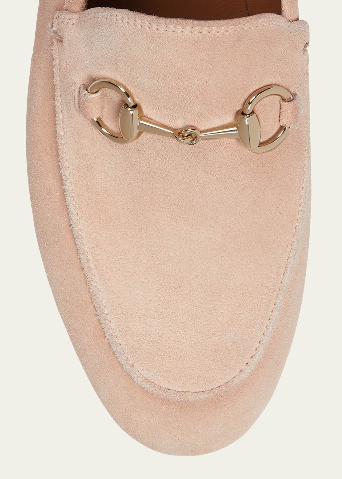 Gucci Jordaan Suede Horsebit Loafers Image 5 of 5