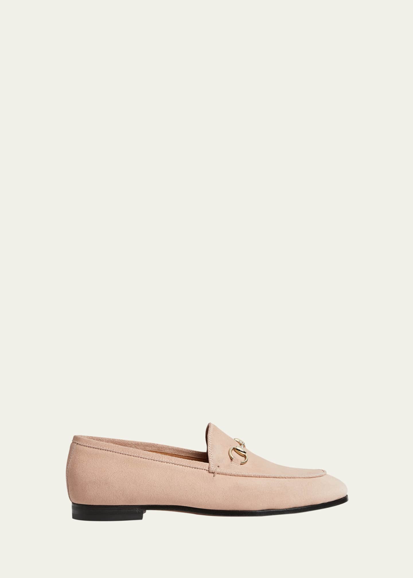 Gucci Jordaan Suede Horsebit Loafers Image 1 of 5