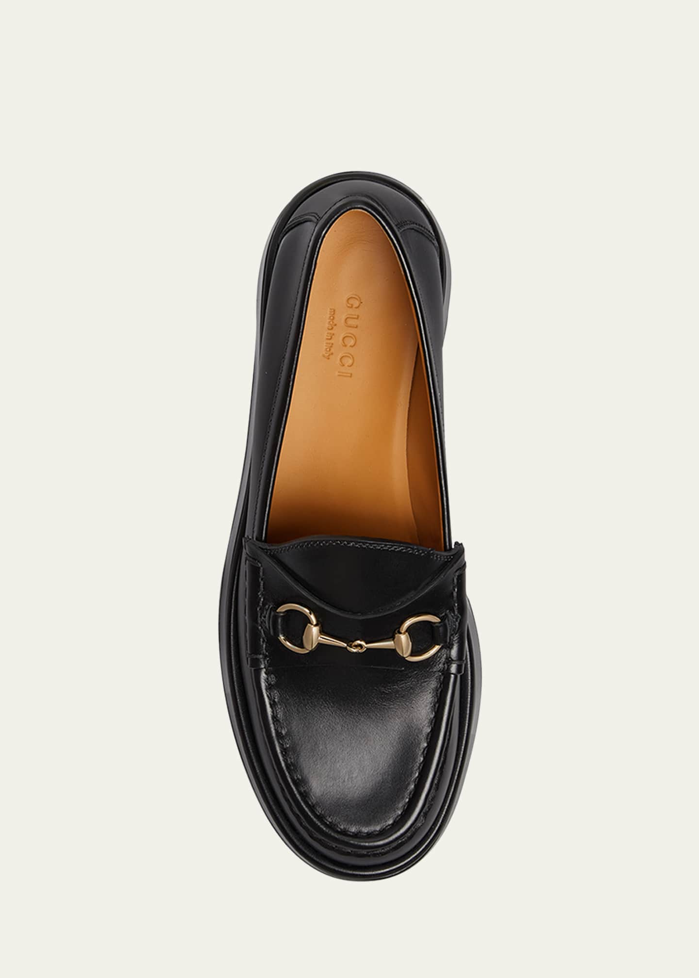 Gucci Idle Leather Bit Platform Loafers Image 3 of 3