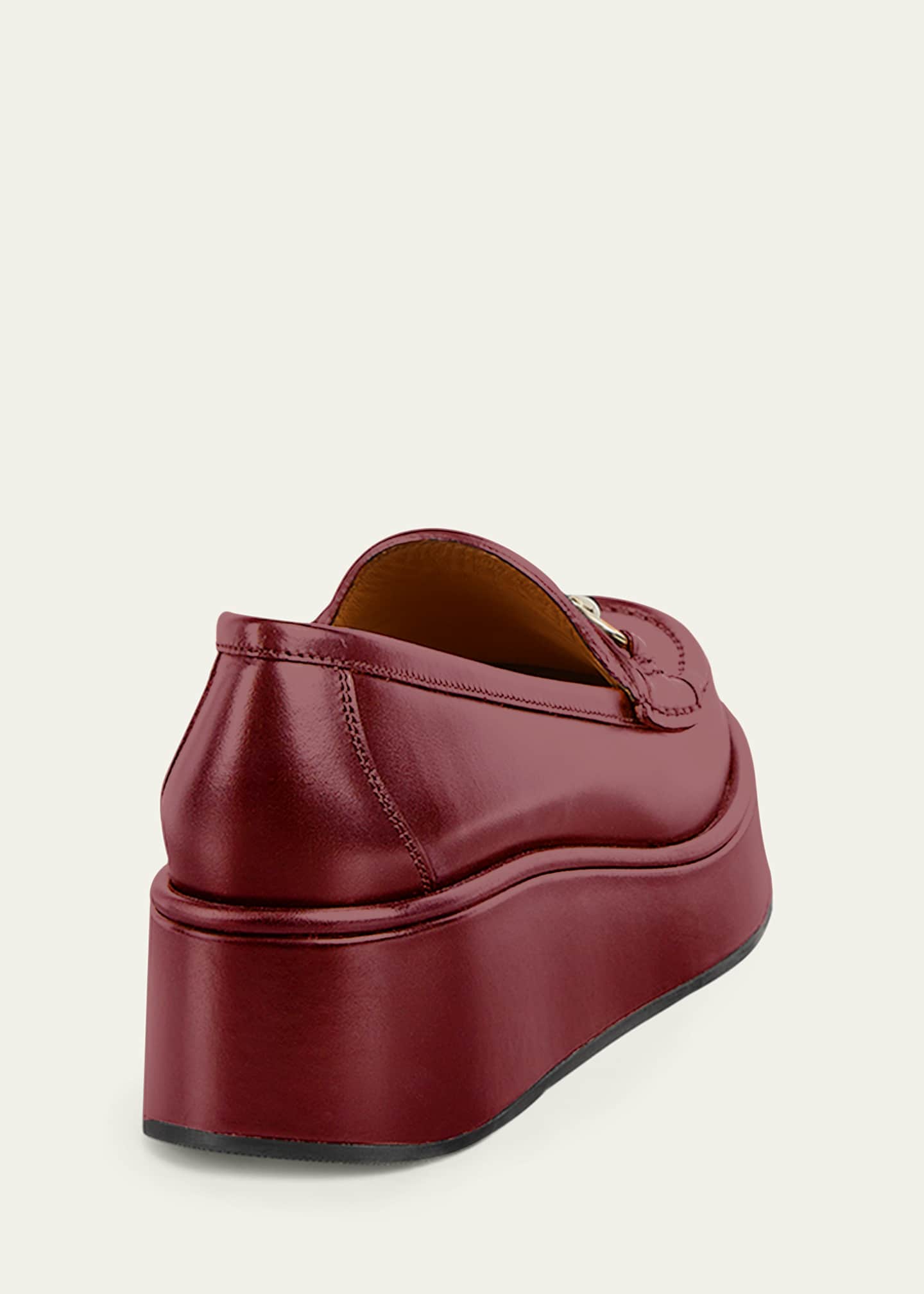 Gucci Idle Leather Bit Platform Loafers Image 3 of 5