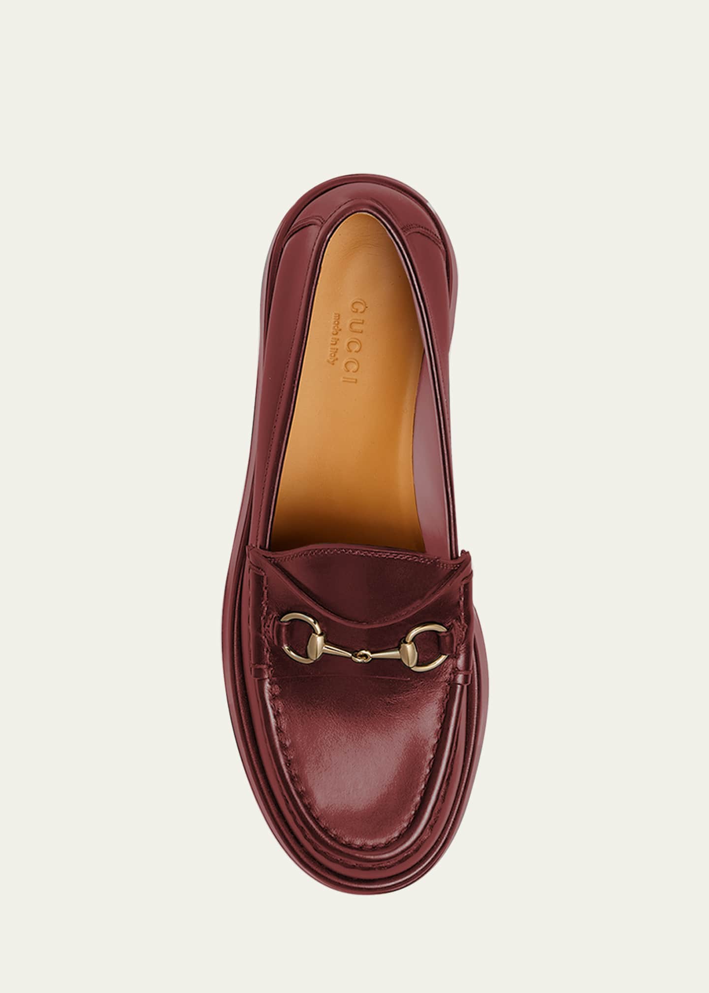 Gucci Idle Leather Bit Platform Loafers Image 4 of 5