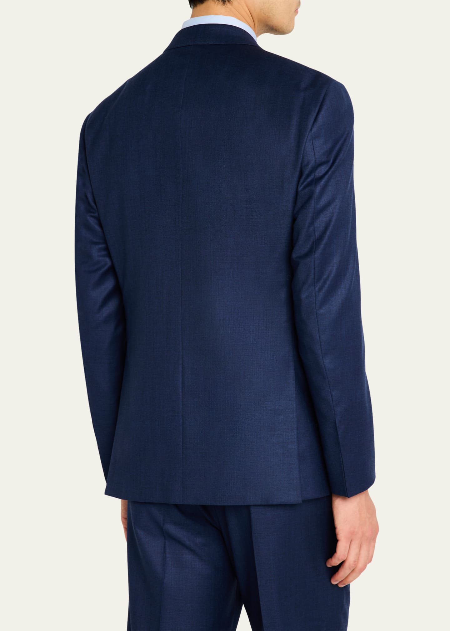 Giorgio Armani Men's Textured Solid Suit Image 5 of 8