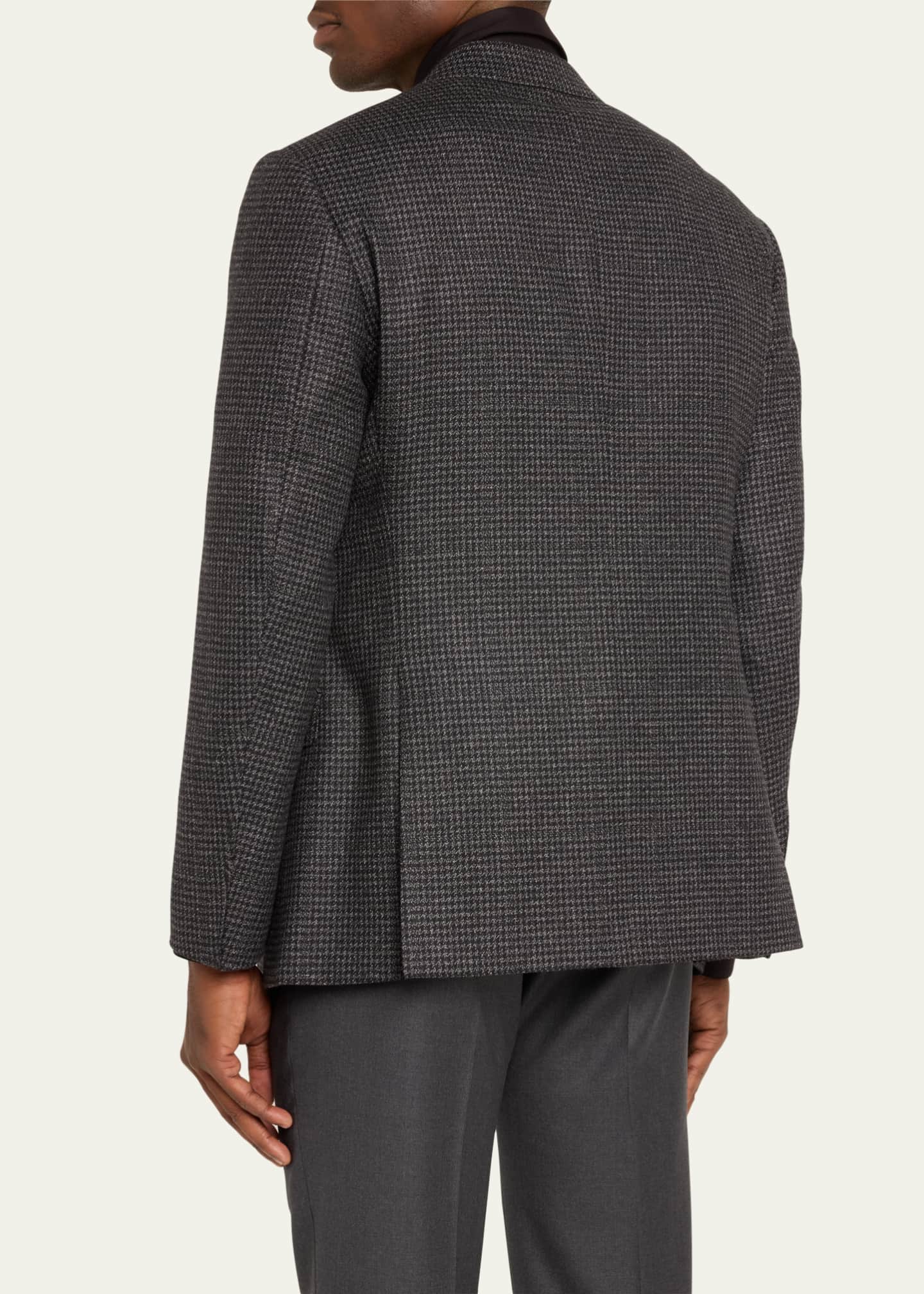 Giorgio Armani Men's Mini-Houndstooth Sport Coat Image 3 of 5