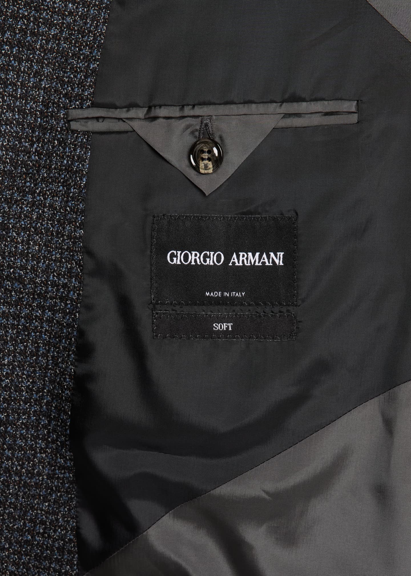 Giorgio Armani Men's Melange Patch-Pocket Sport Coat Image 6 of 8