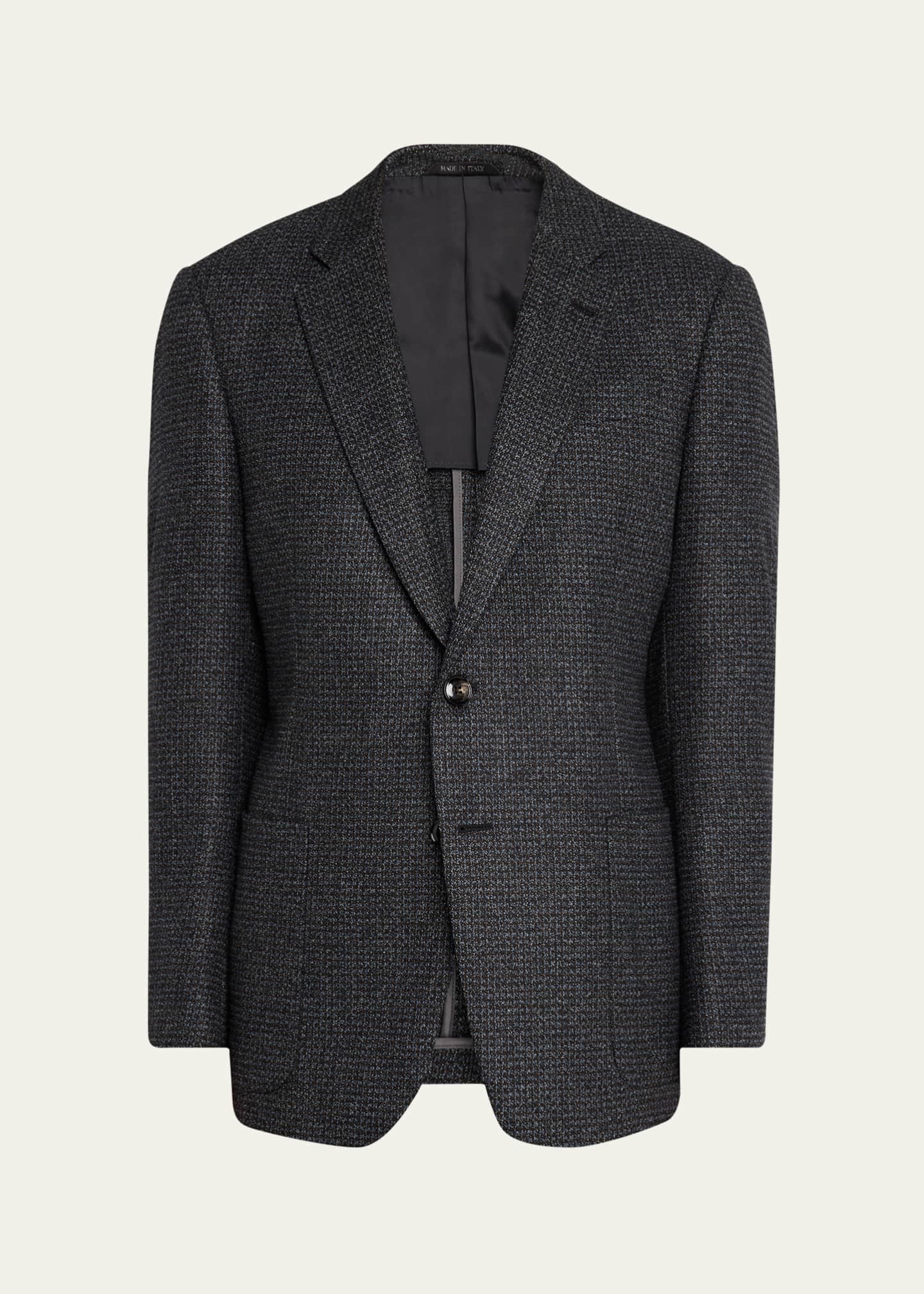 Giorgio Armani Men's Melange Patch-Pocket Sport Coat Image 1 of 8